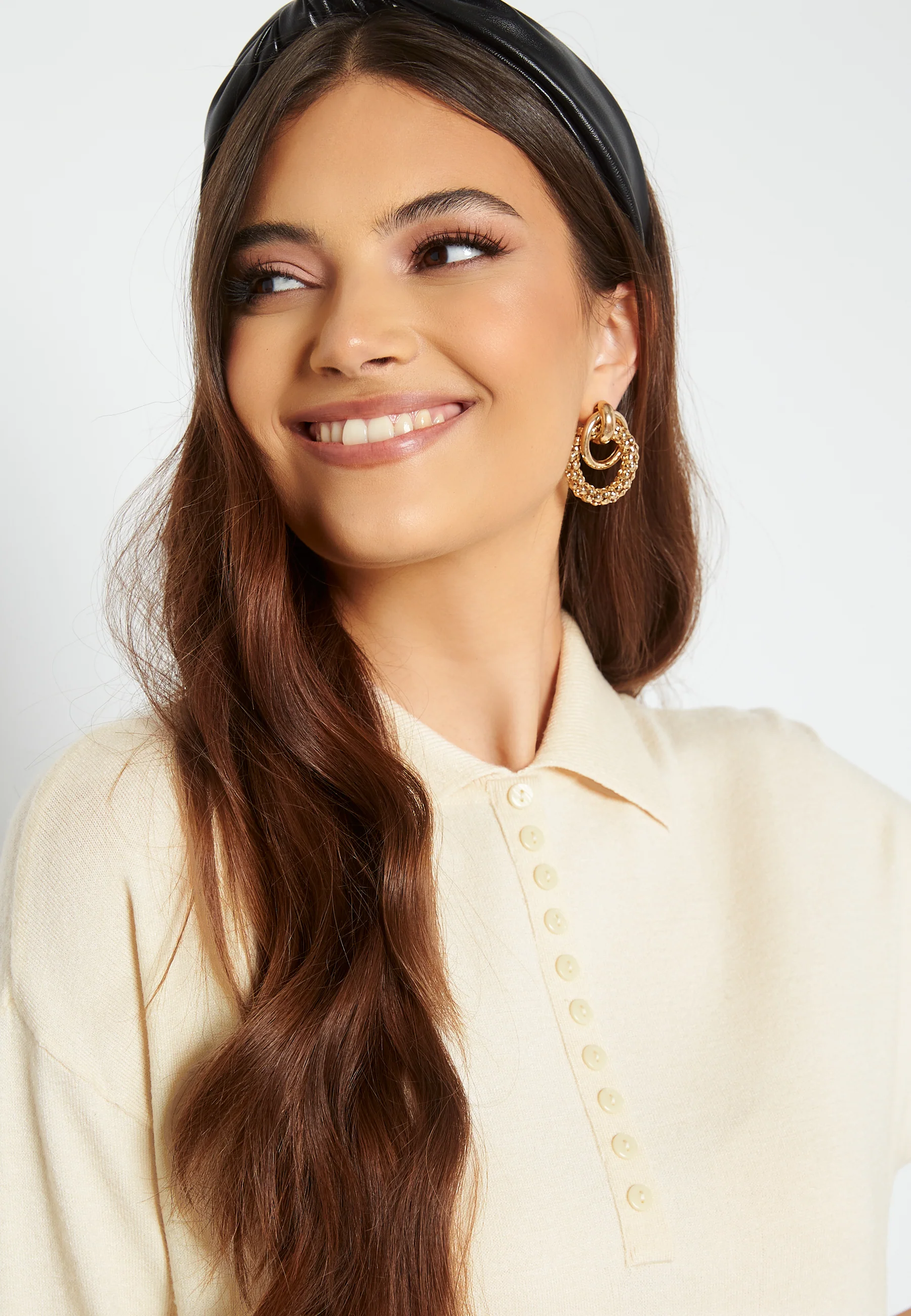 Saba LS Collar Below Knee Dress - Image 4