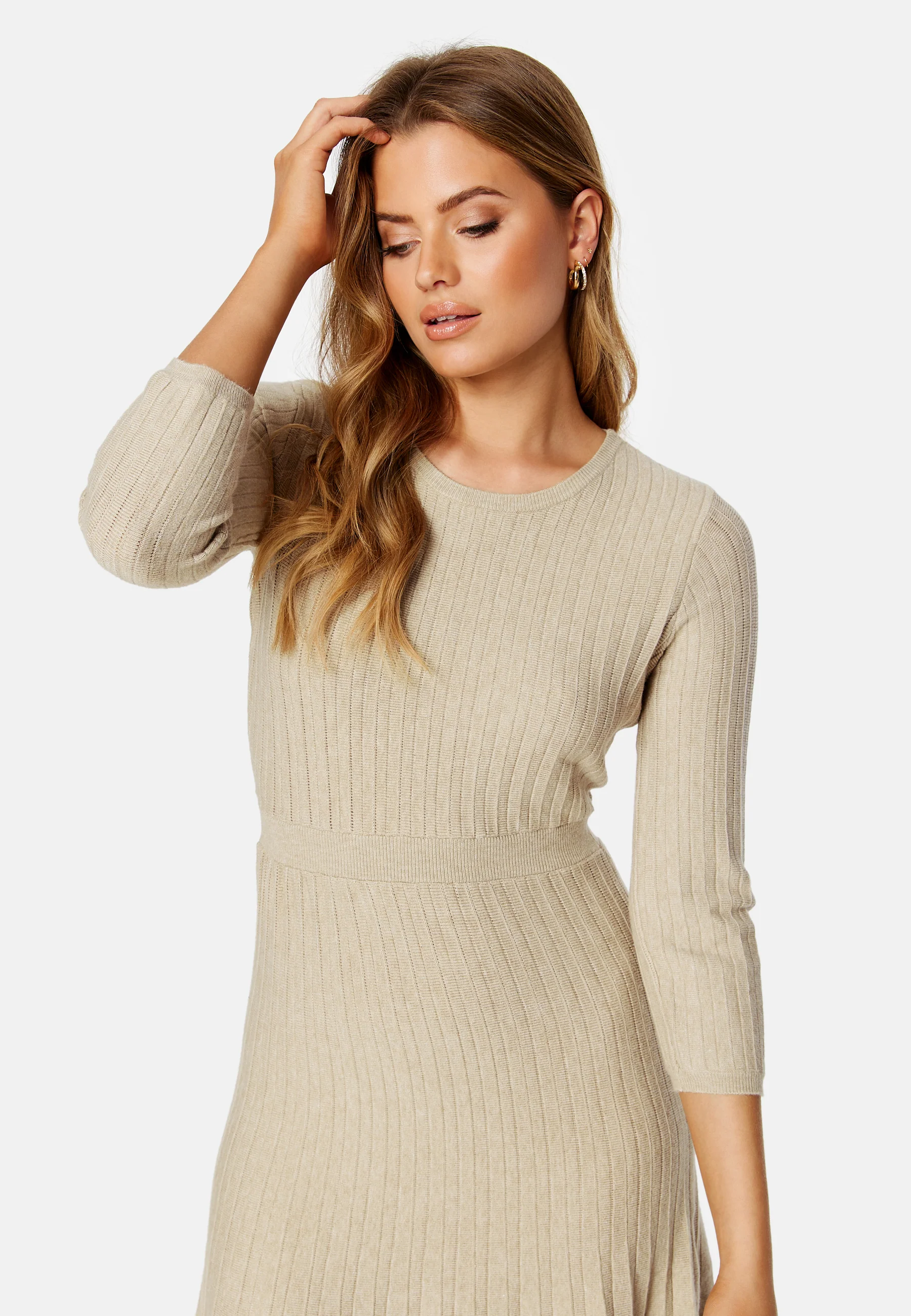 Sachin 3/4 Skater Knit Dress - Image 4