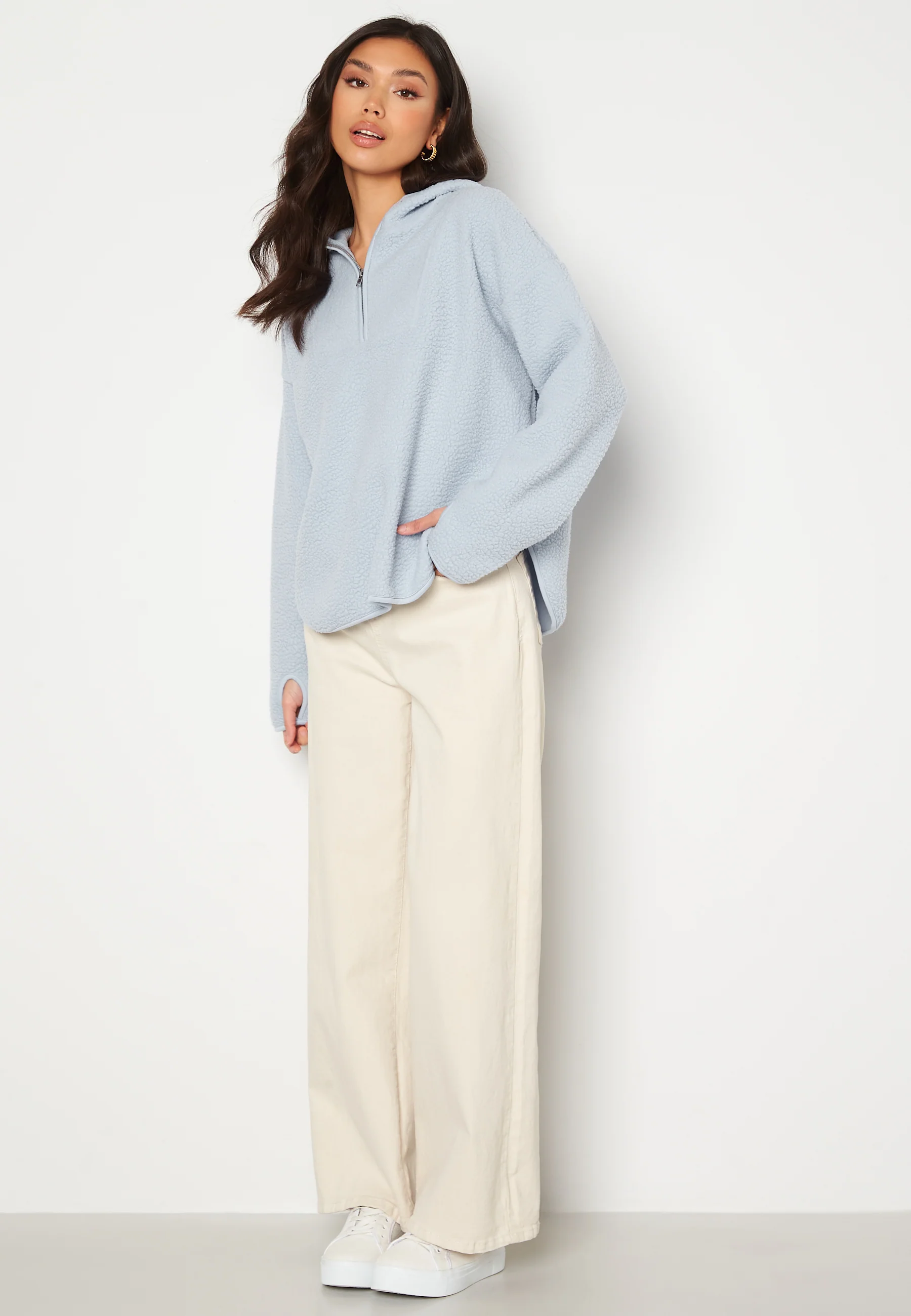 Sadie Fleece LS Hoddie - Image 2