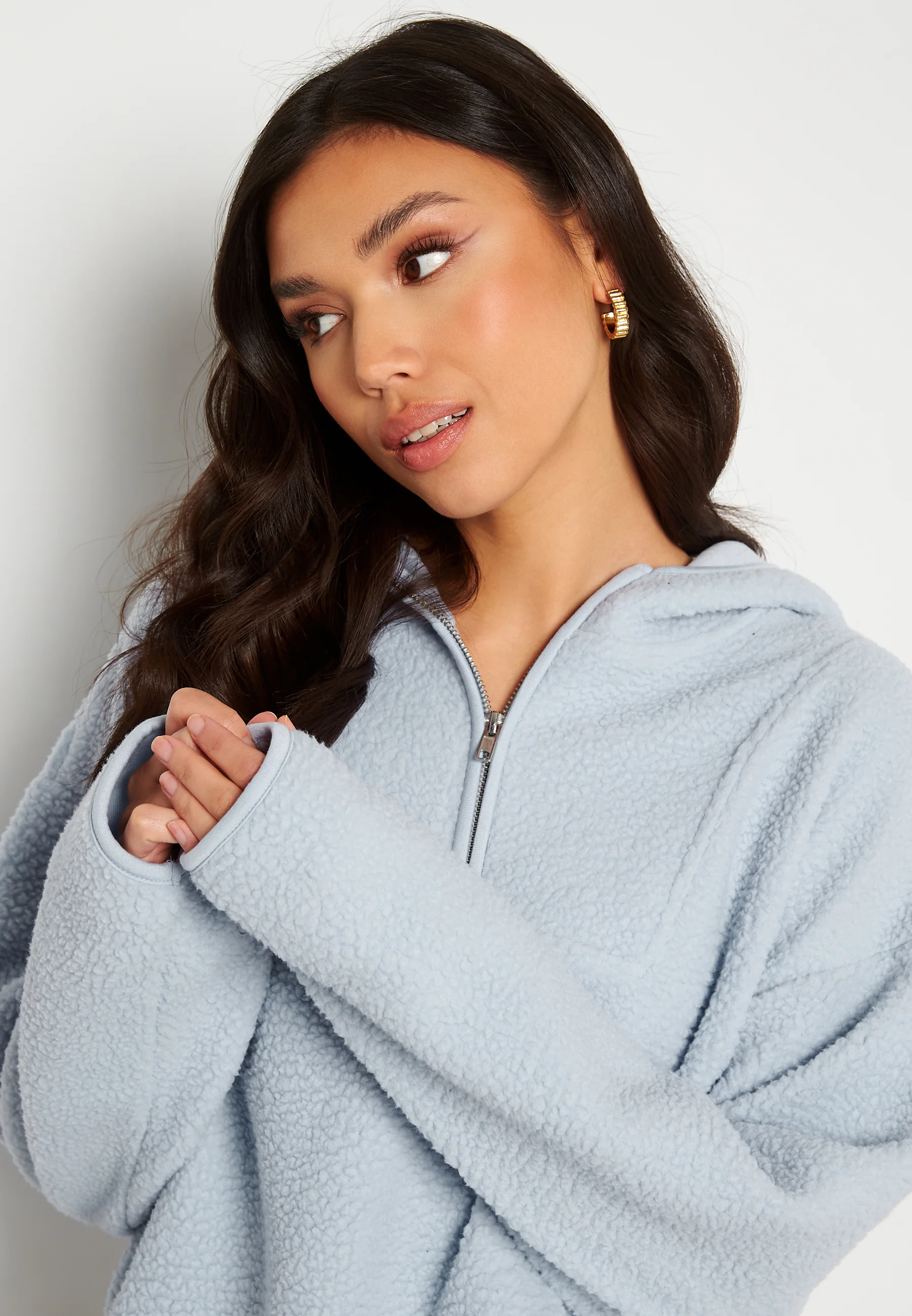 Sadie Fleece LS Hoddie - Image 4