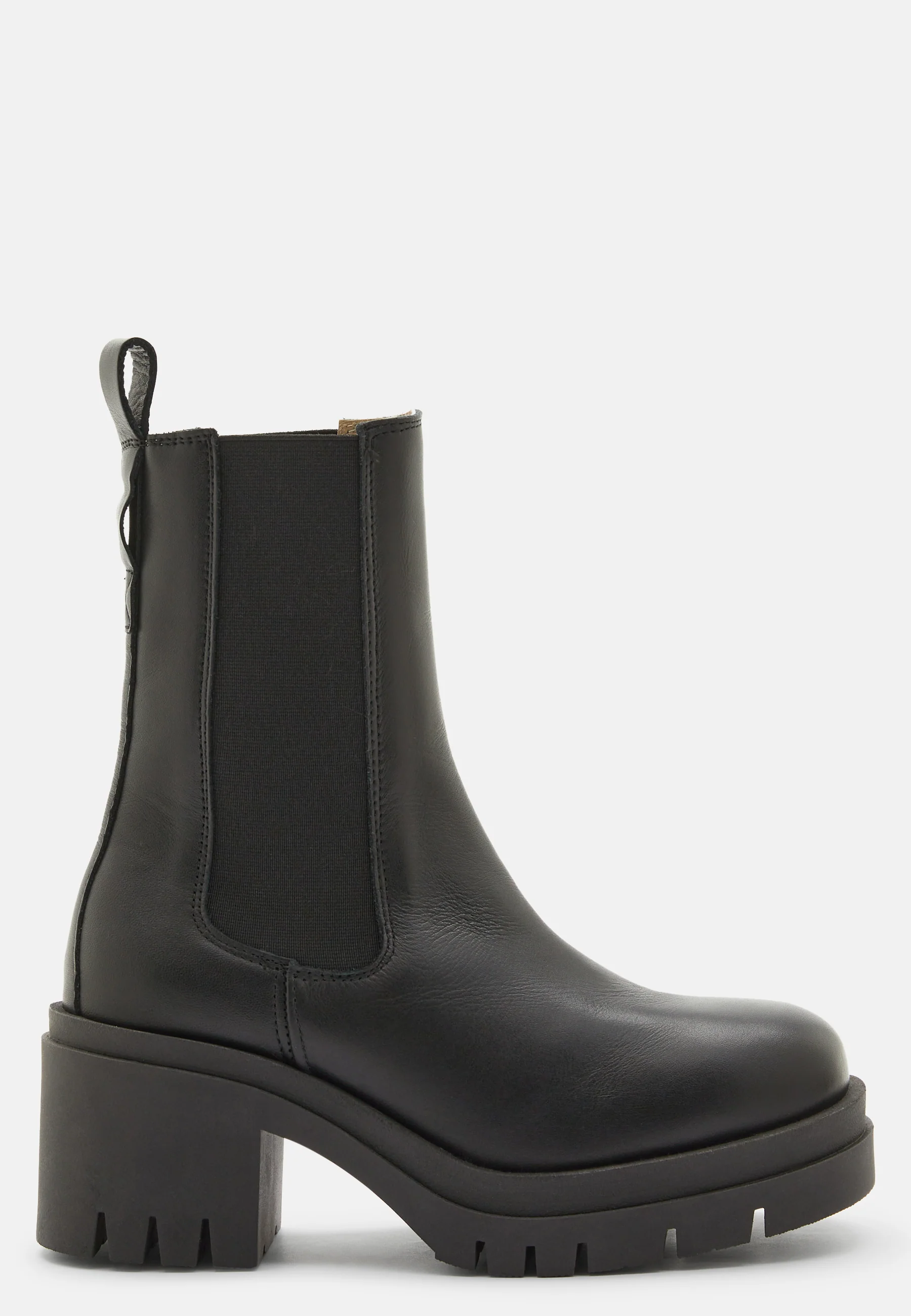 Sage Leather High Heel Boot - Image 2