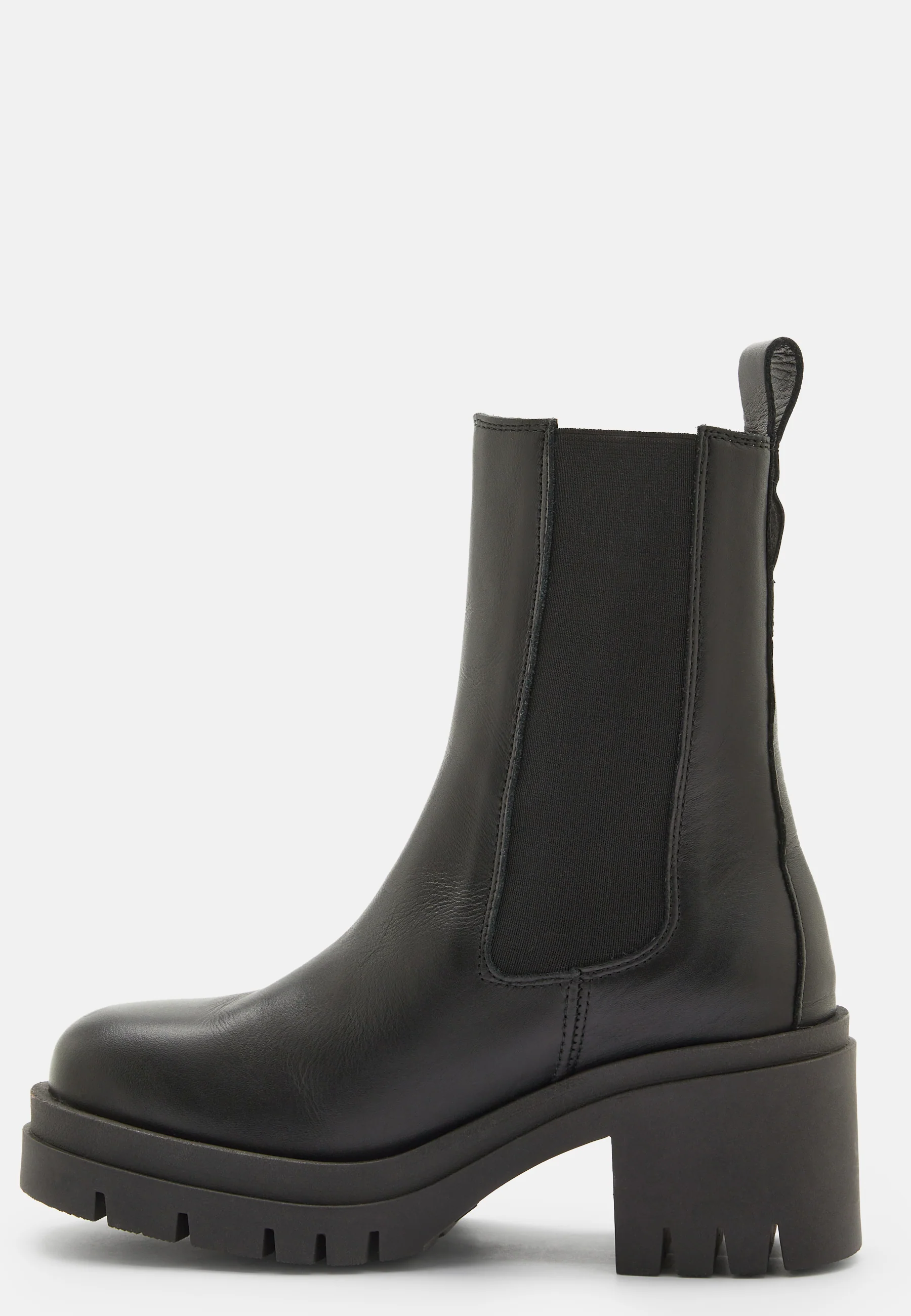 Sage Leather High Heel Boot - Image 3