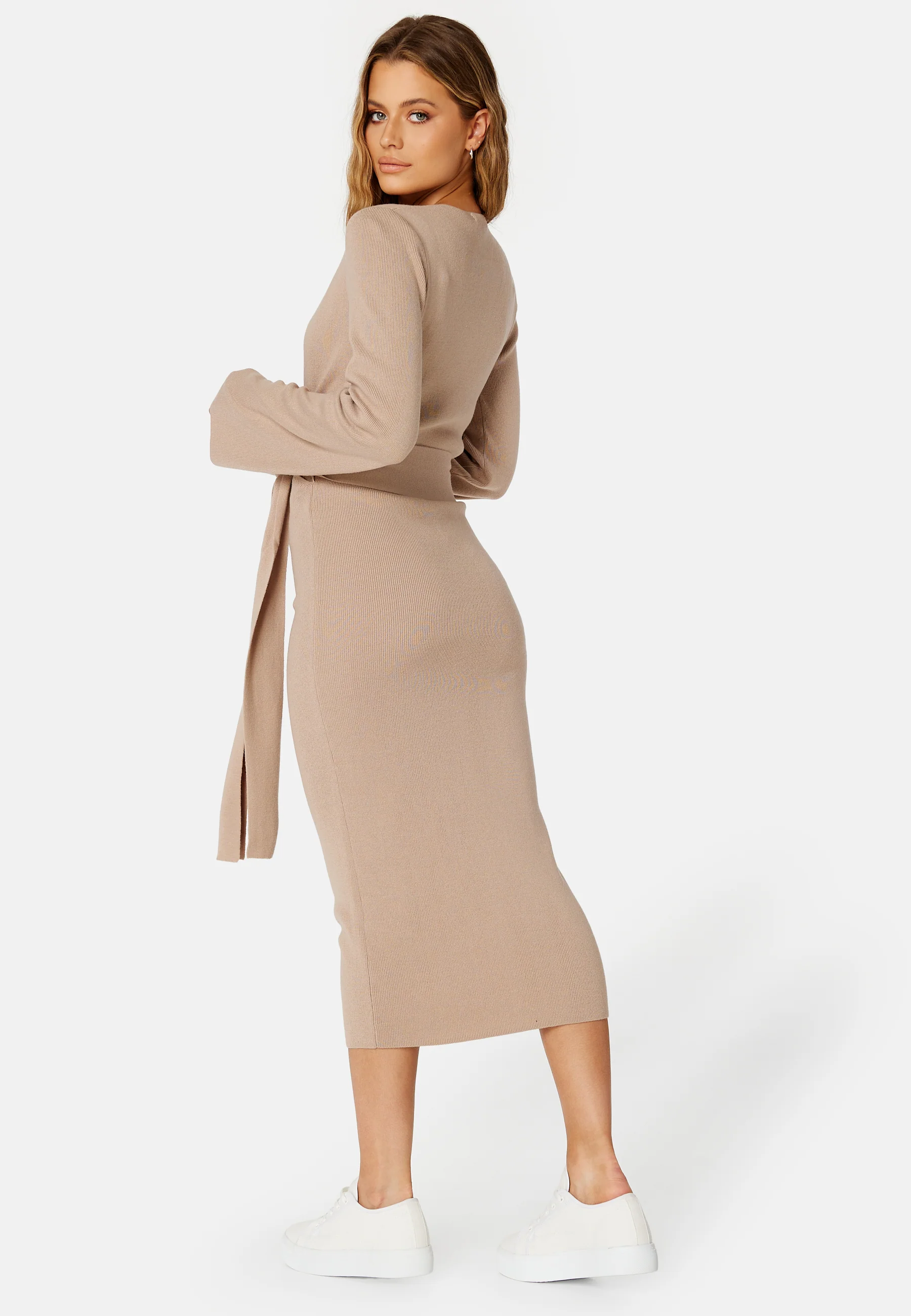 Samantha knitted wrap dress - Image 2