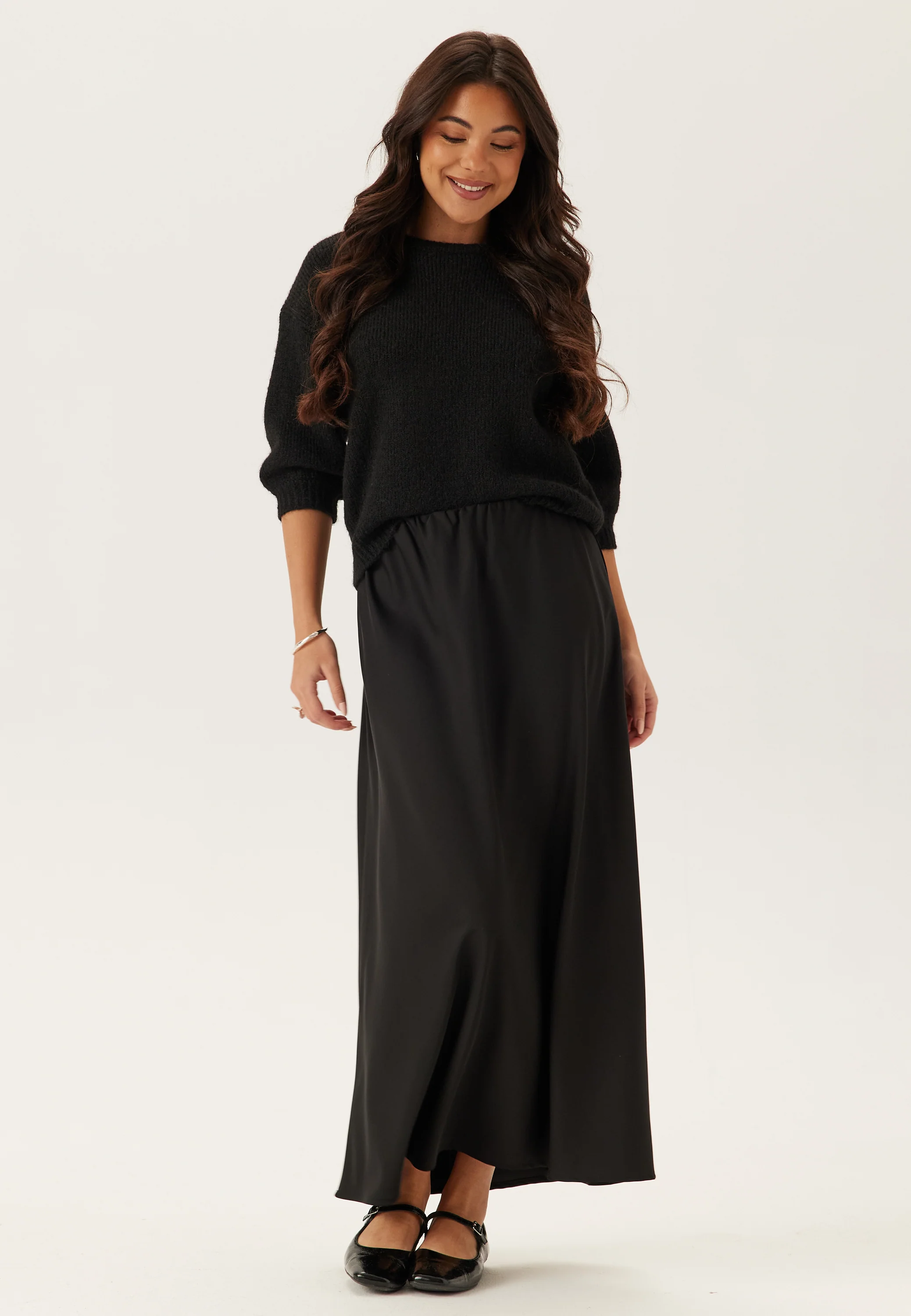 Satin Midaxi Skirt