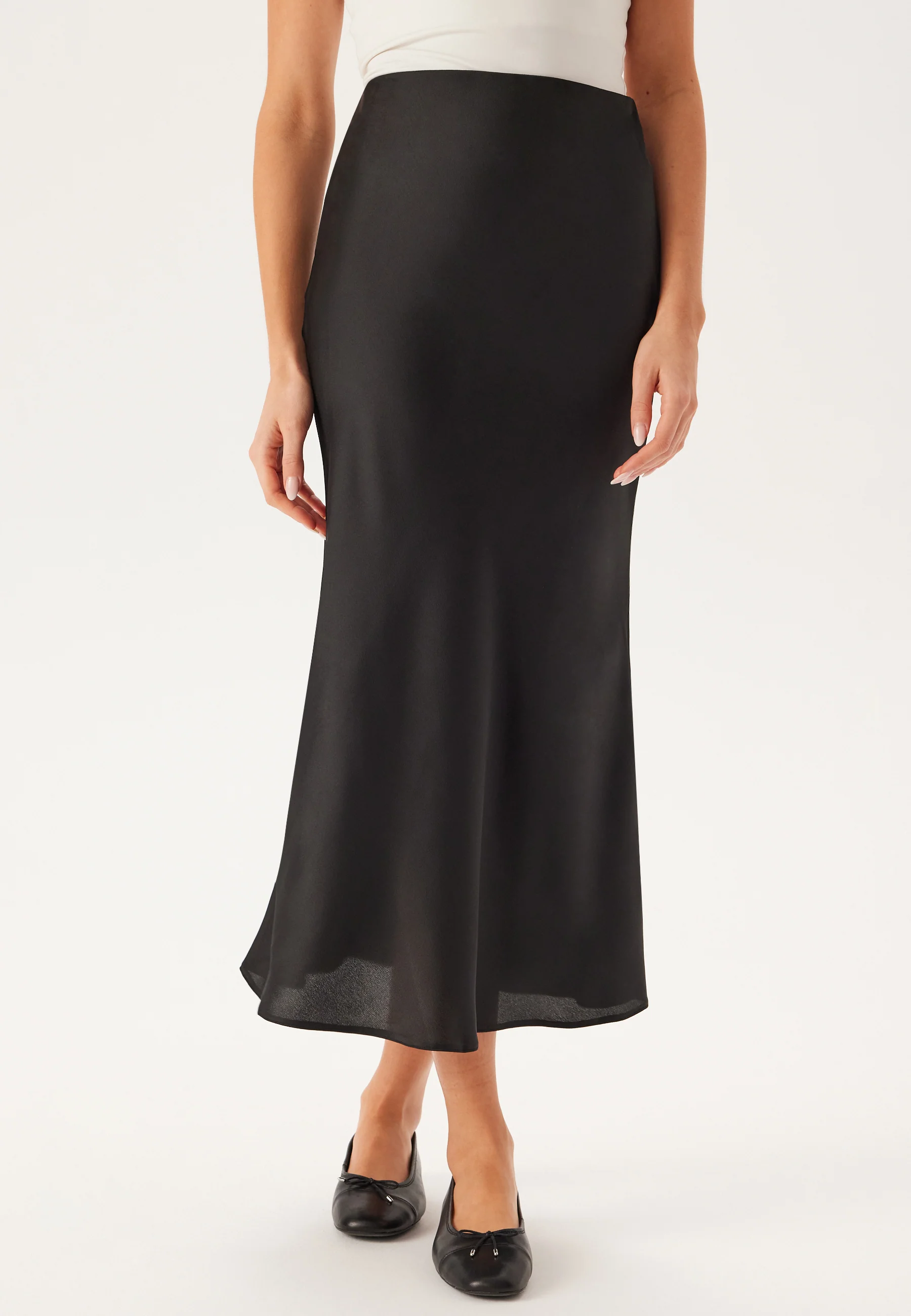 Satin Midi Skirt - Image 2