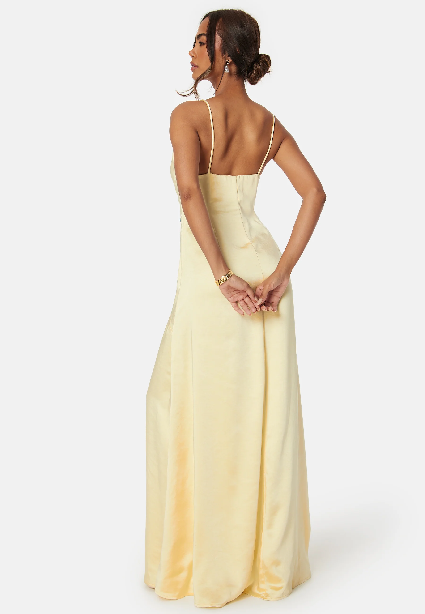 Satin Strap Gown - Image 5