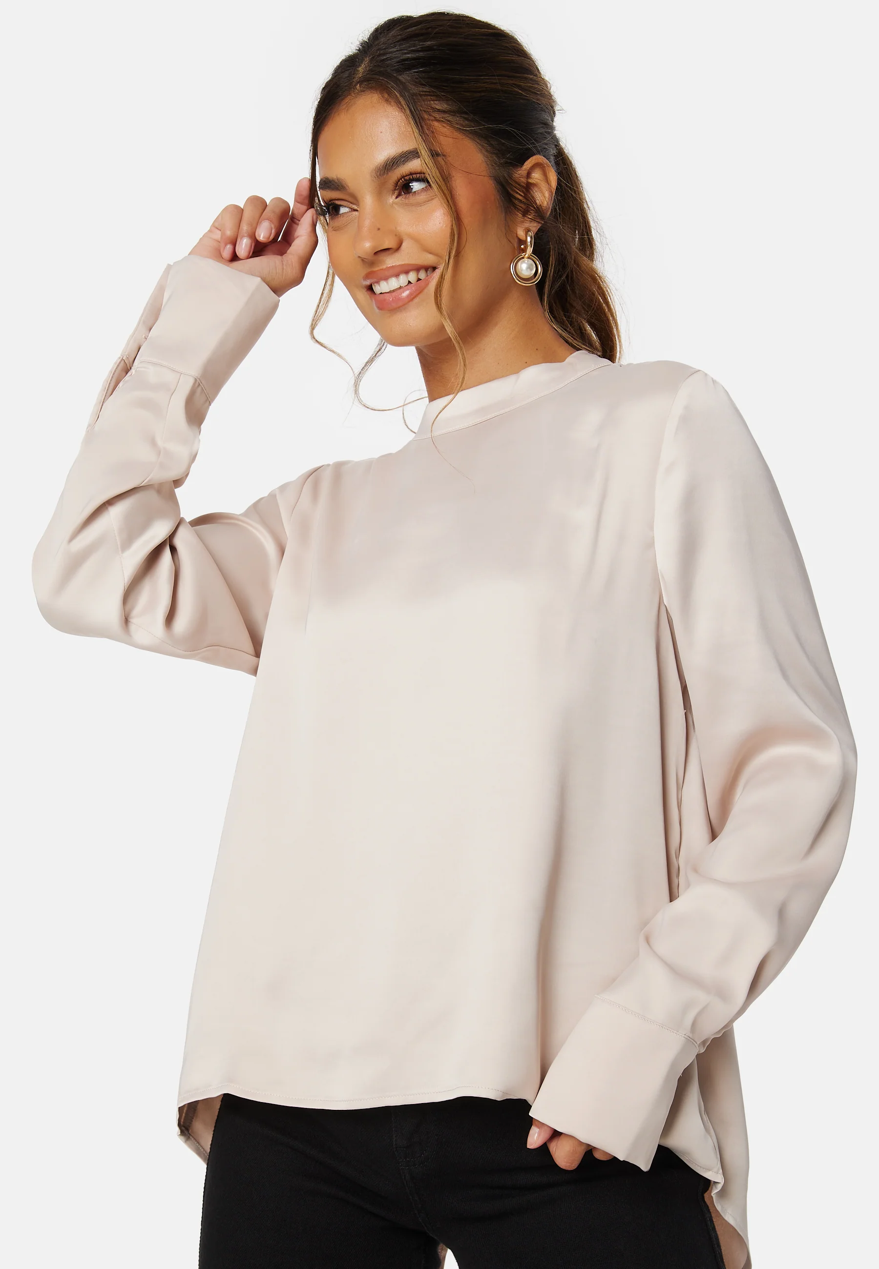 SelinHigh Neck L/S Top - Image 2