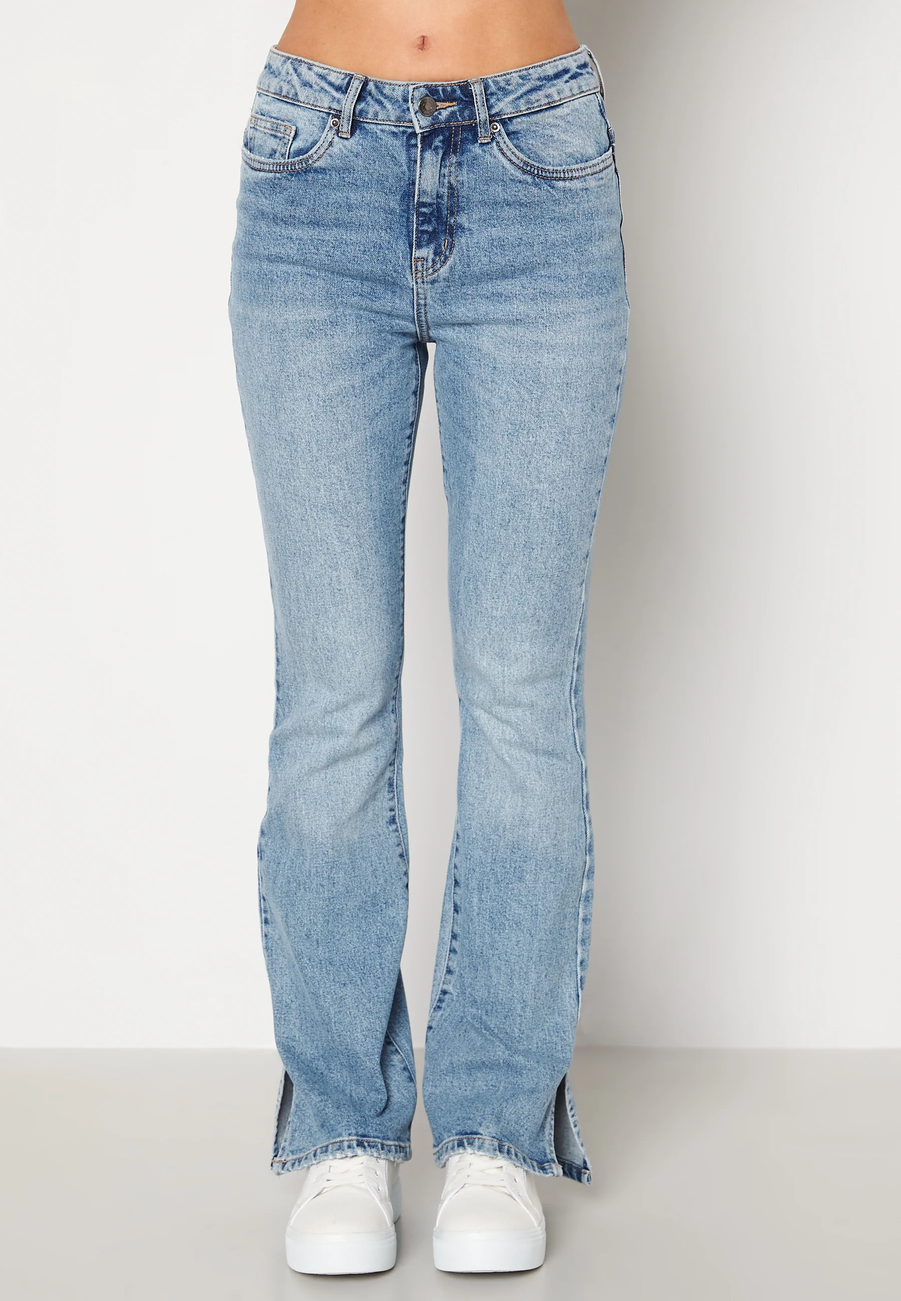 Selma HR Flare Slit Jeans - Image 4