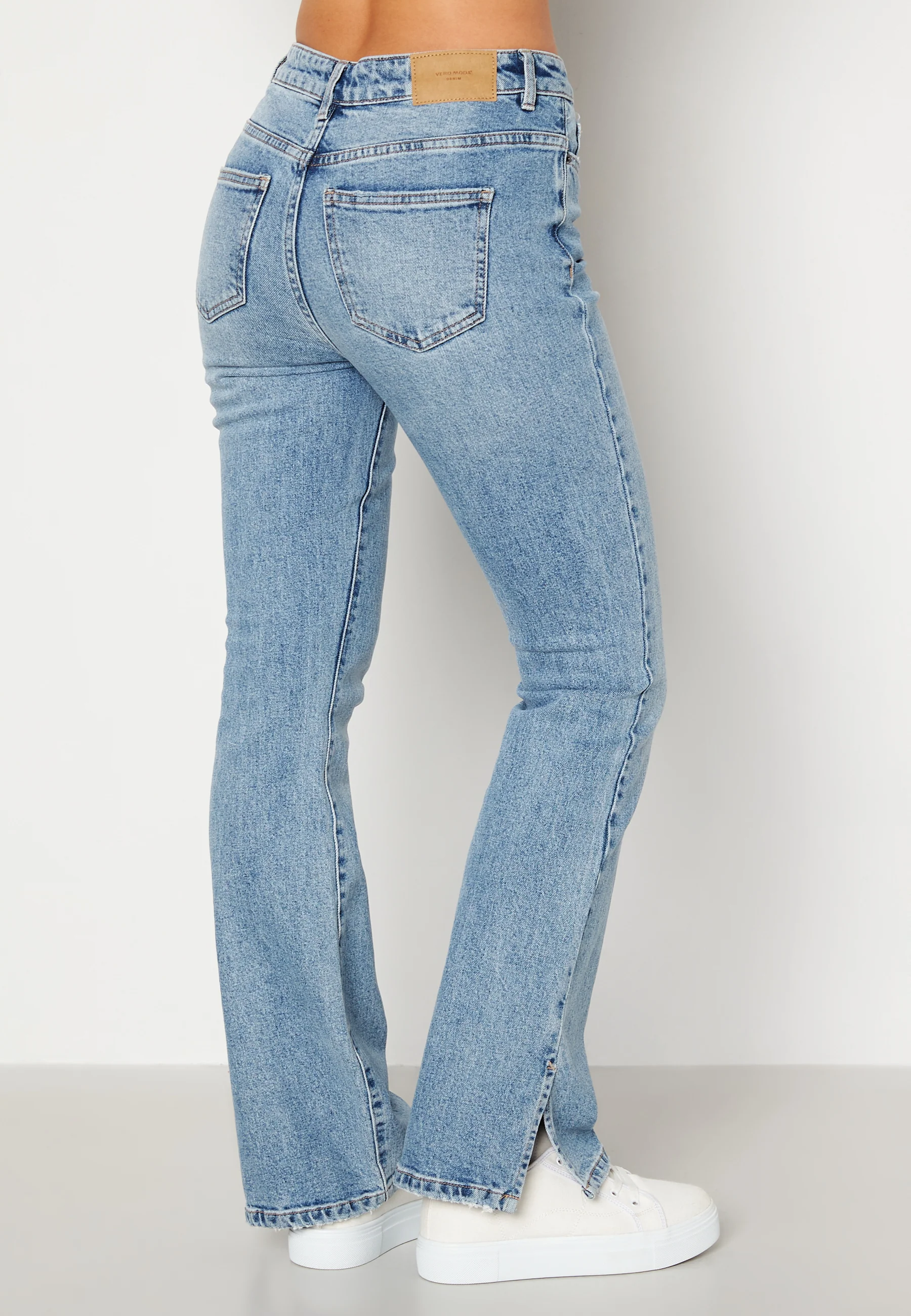 Selma HR Flare Slit Jeans - Image 5