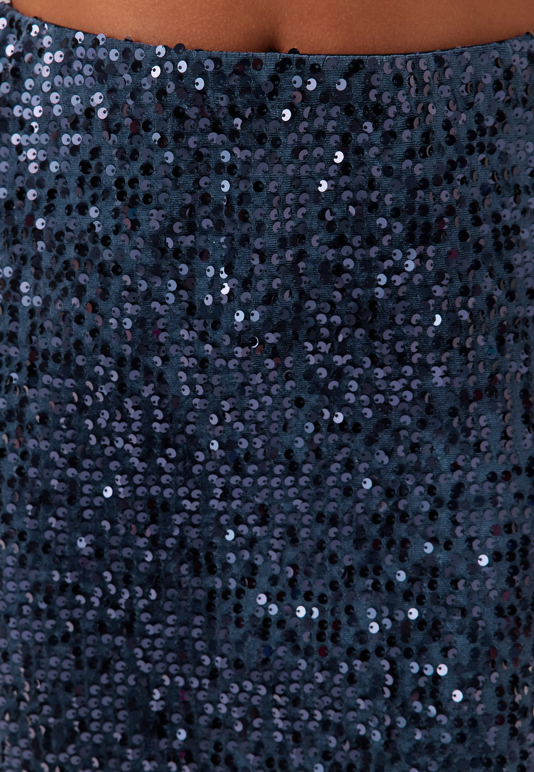 Sequin A-line Midi Skirt - Image 8