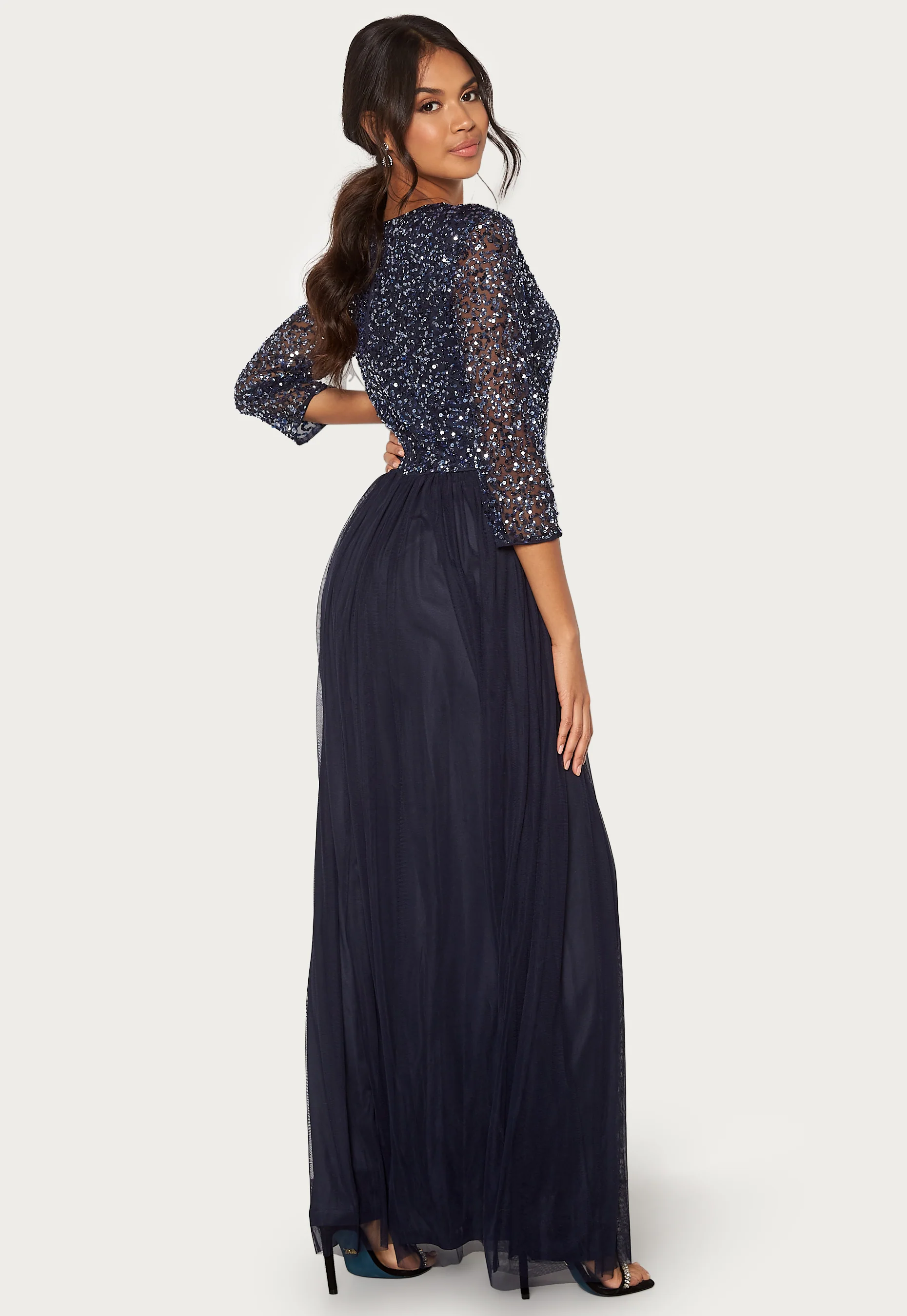 Sequin Bodice Maxi Dress - Image 2