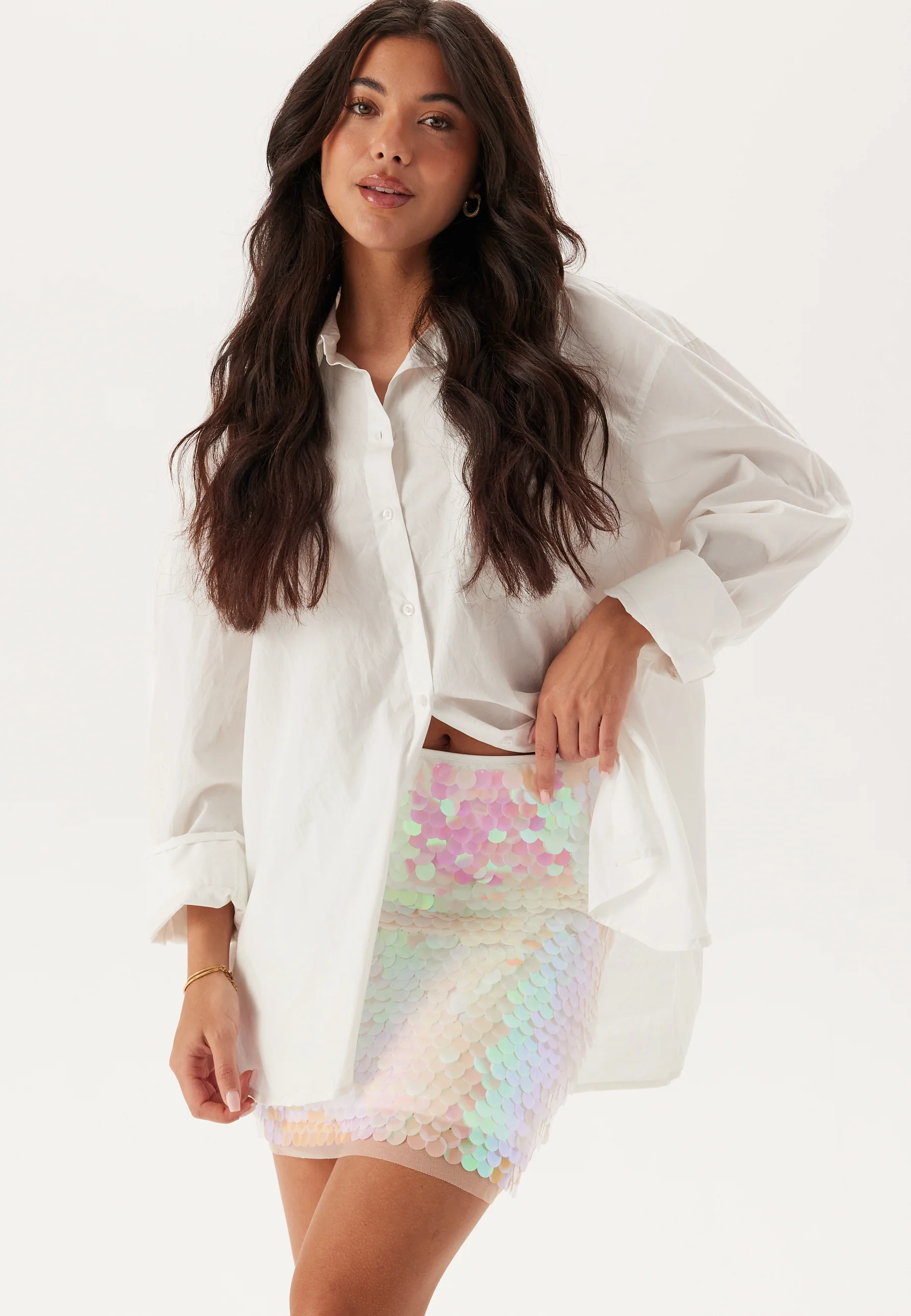 Sequin Mini Skirt - Image 4