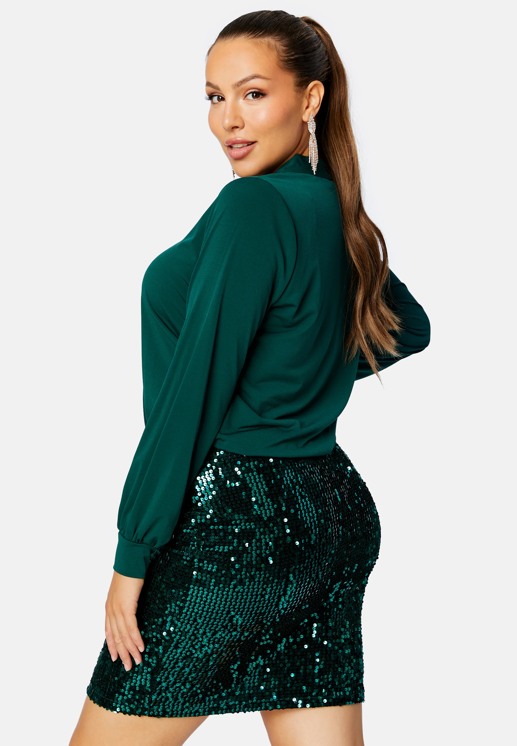 Sequin Skirt Short Dress - Image 8