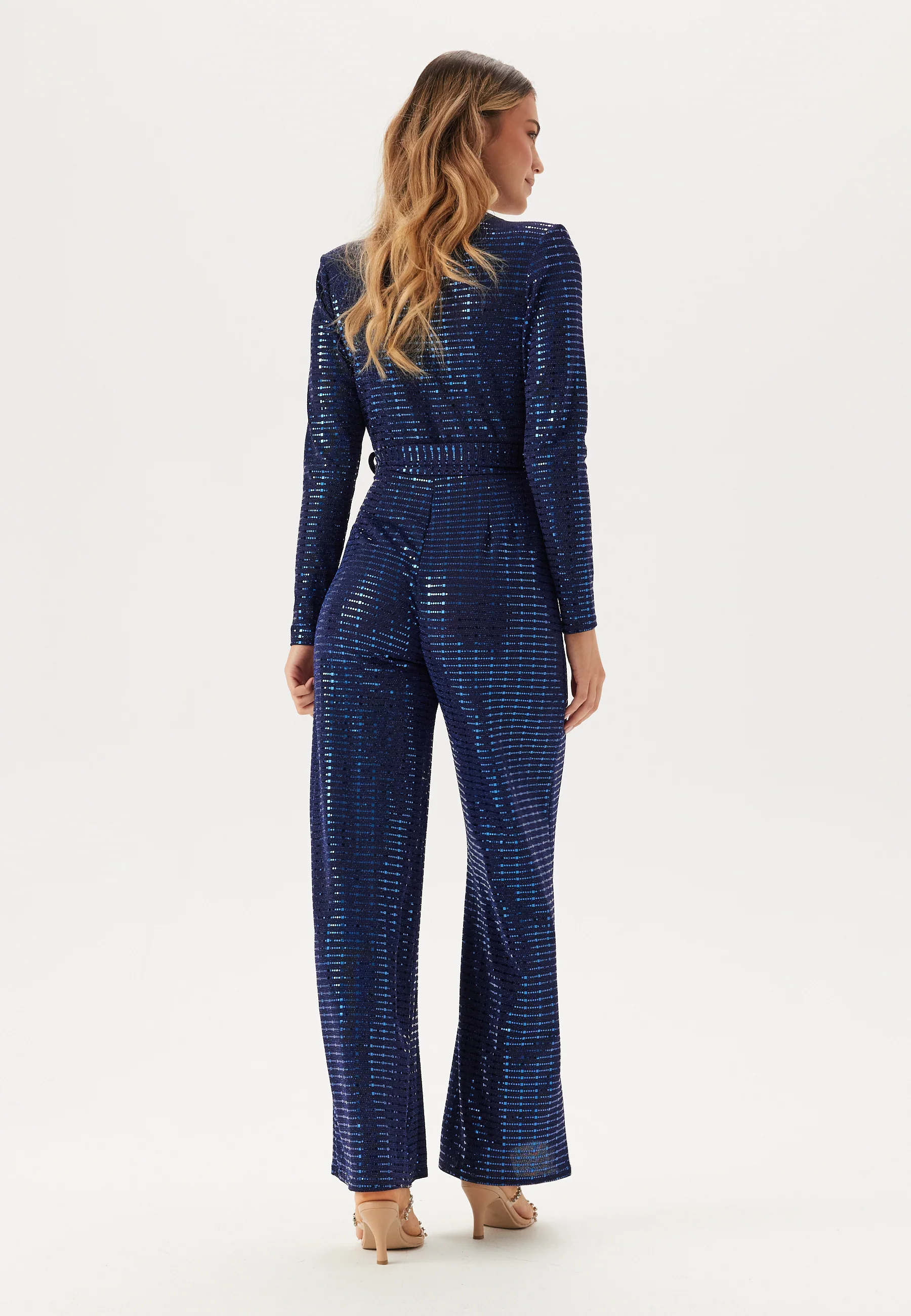 Sequin Wide Leg Jumpsuit - Image 2