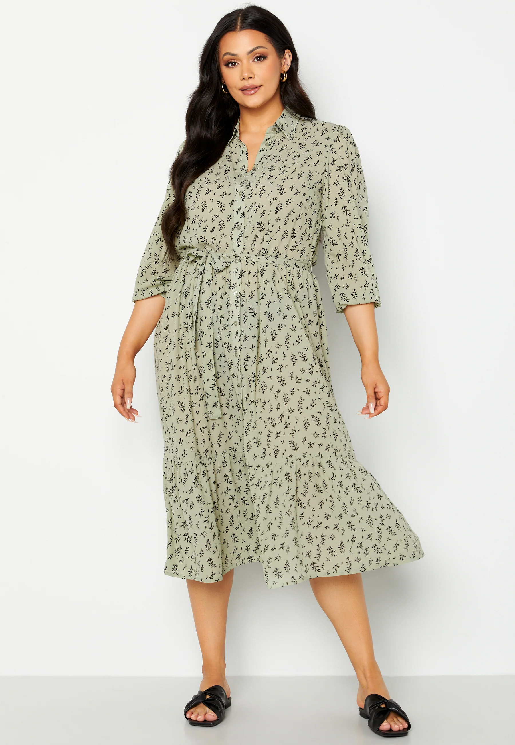 Serene puff sleeve dress - Image 5