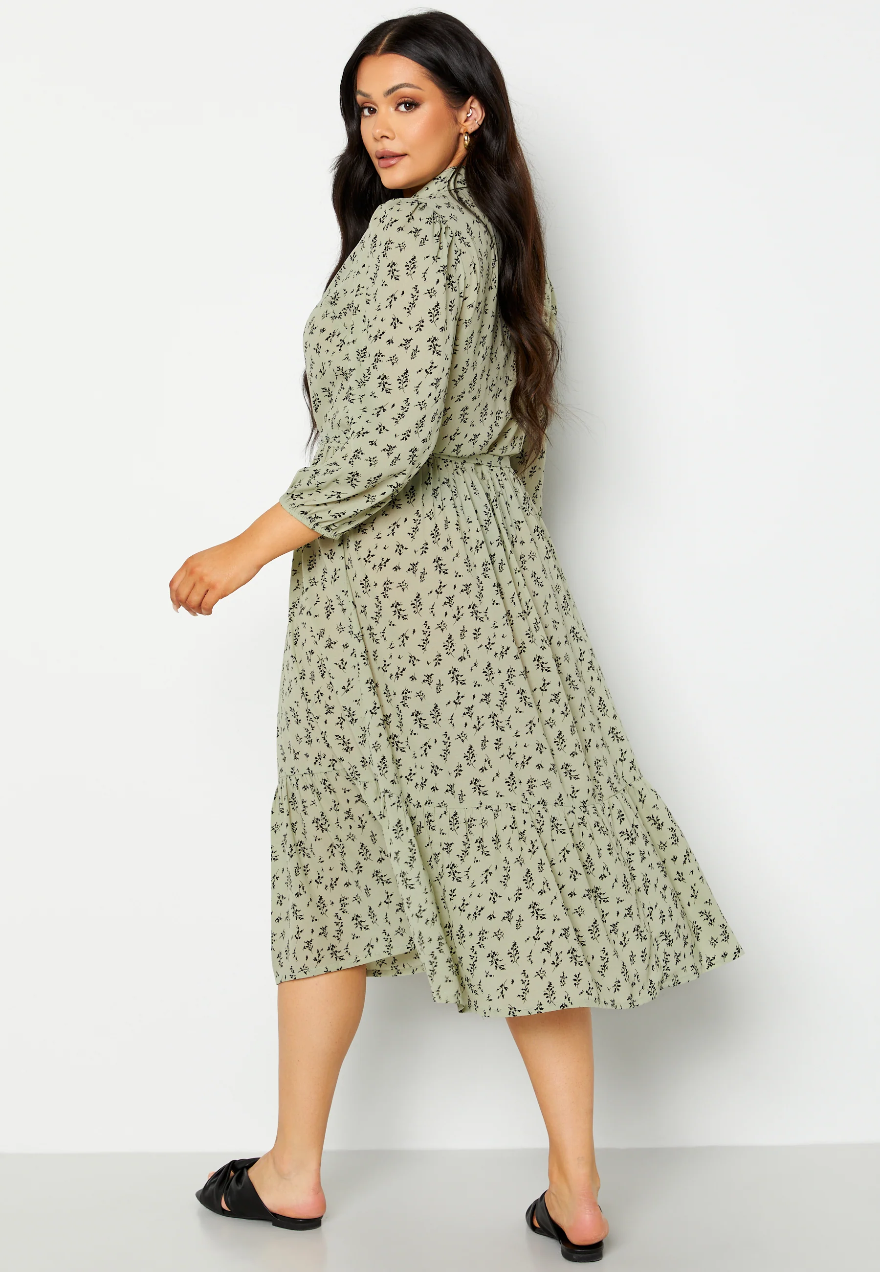 Serene puff sleeve dress - Image 6