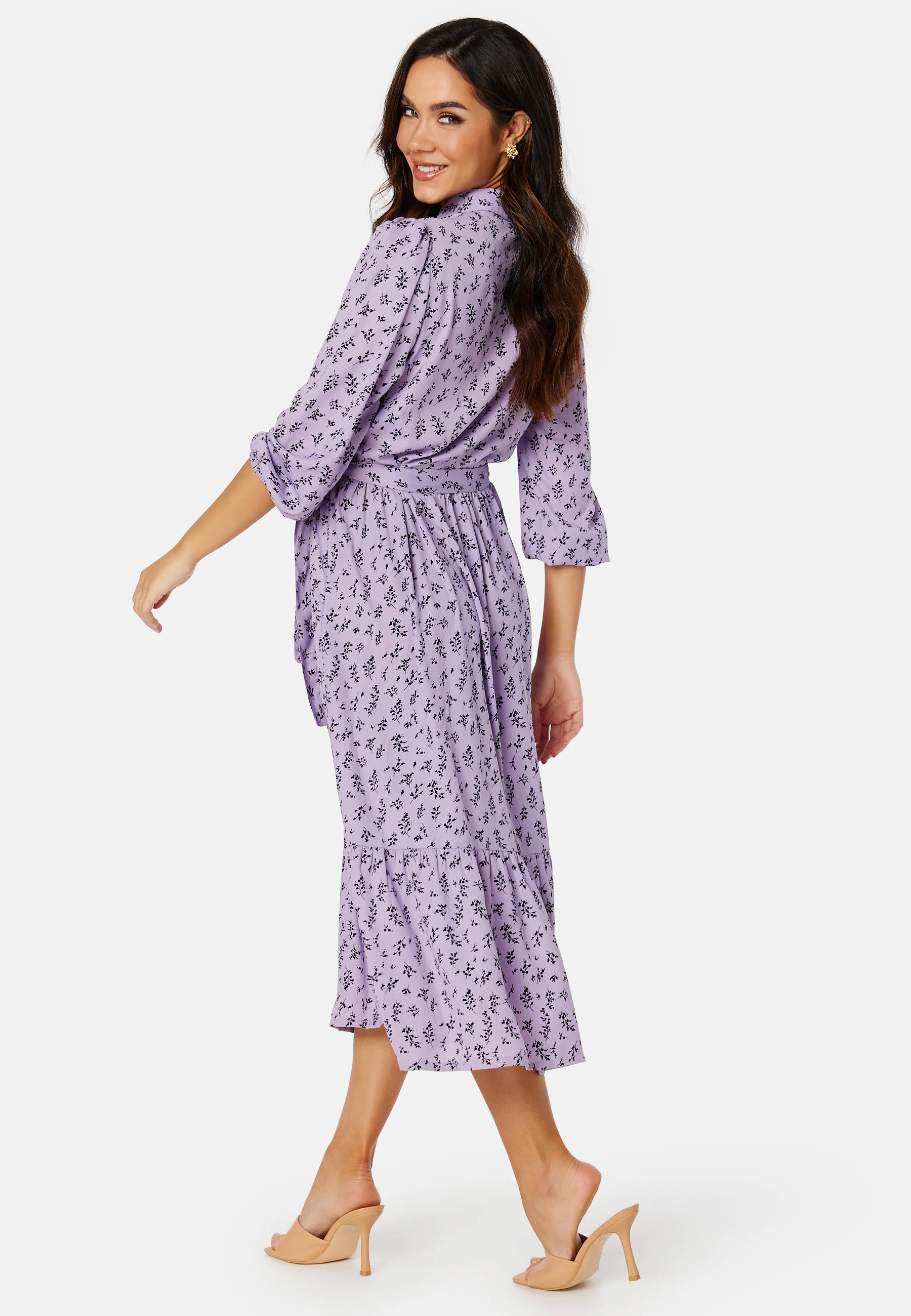 Serene puff sleeve dress - Image 3
