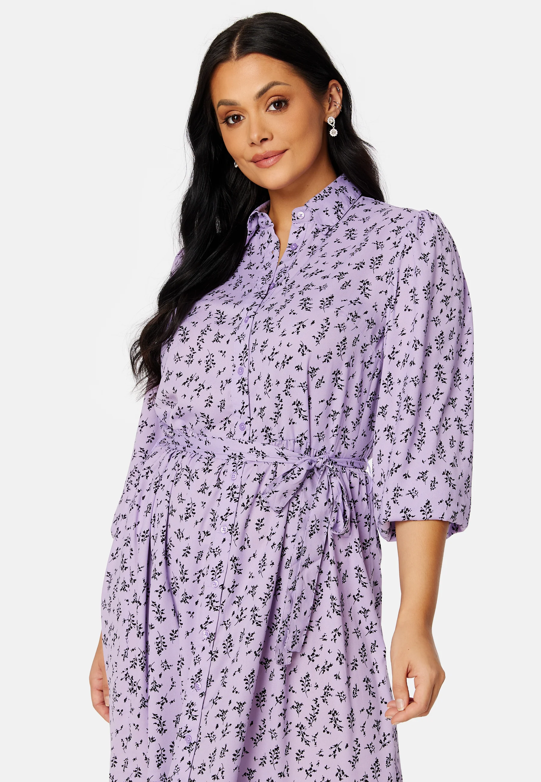 Serene puff sleeve dress - Image 7