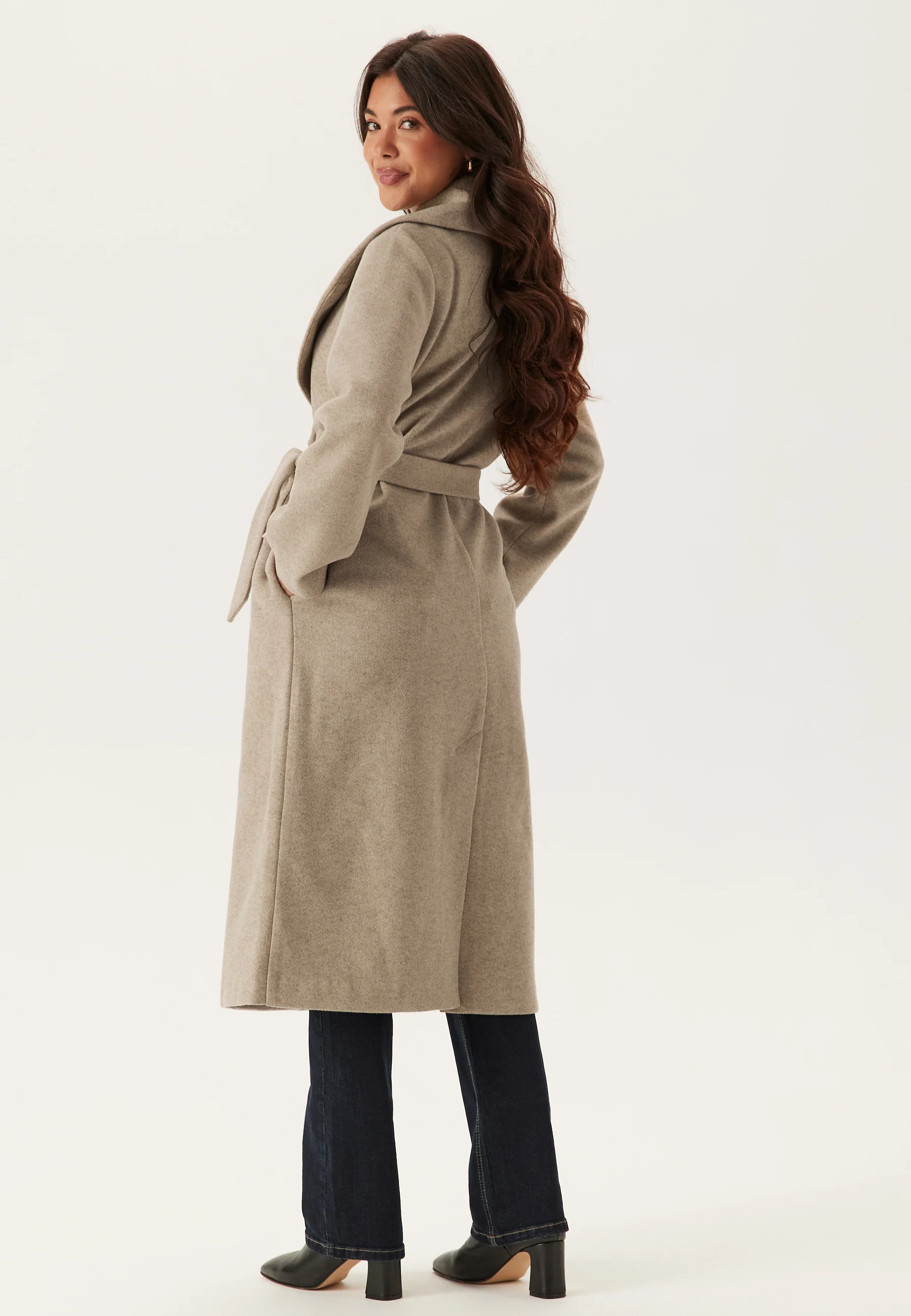 Shawl Collar Coat - Image 3