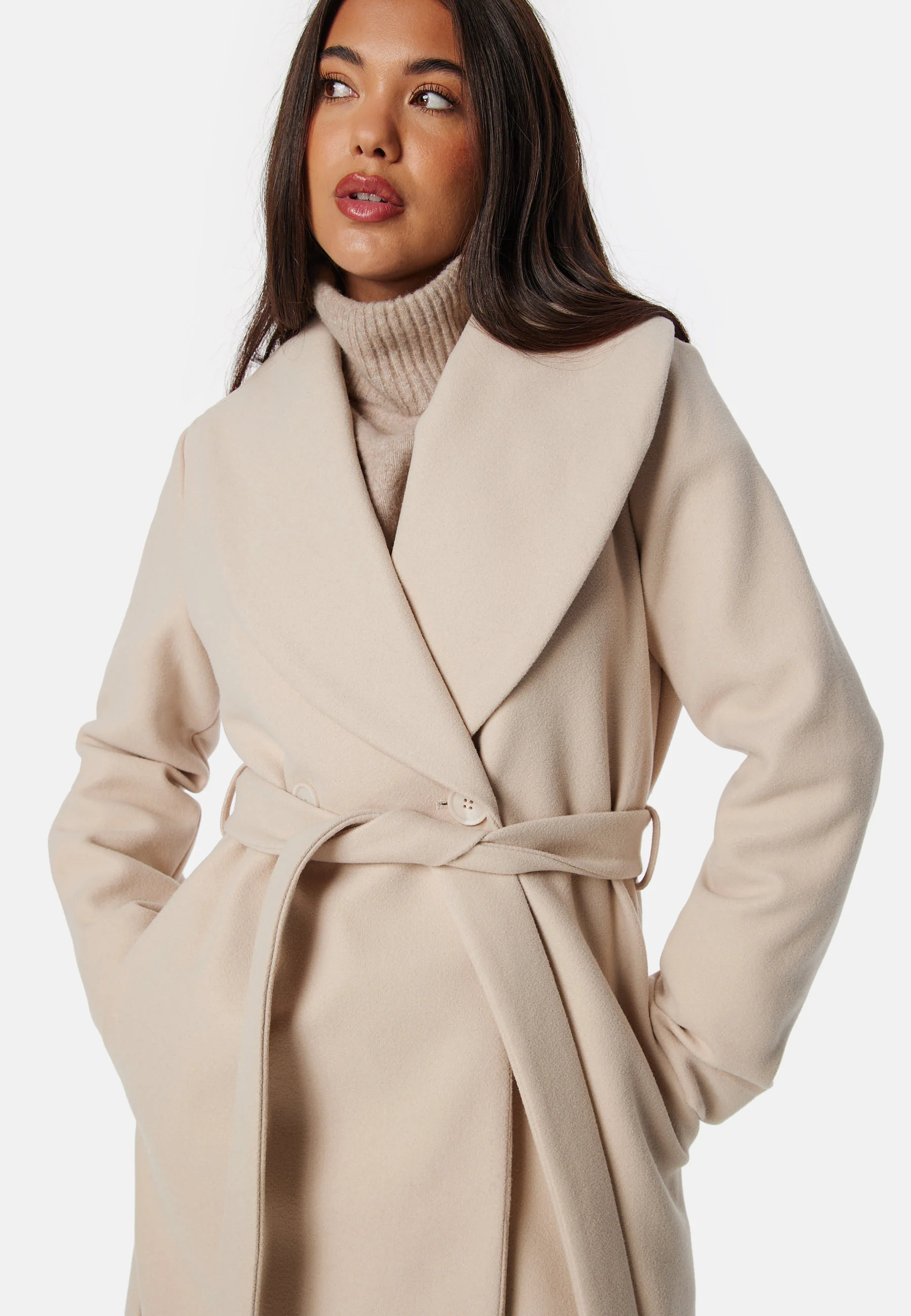 Shawl Collar Coat - Image 4