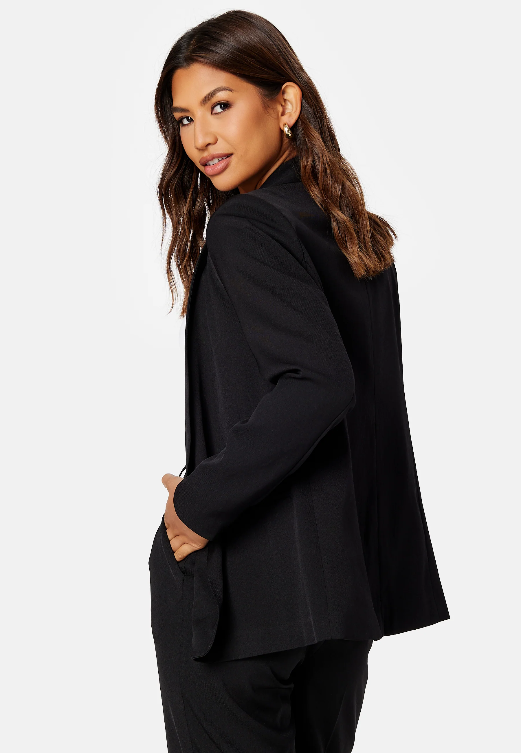 Shawl Collar Regular L/S Blazer - Image 3