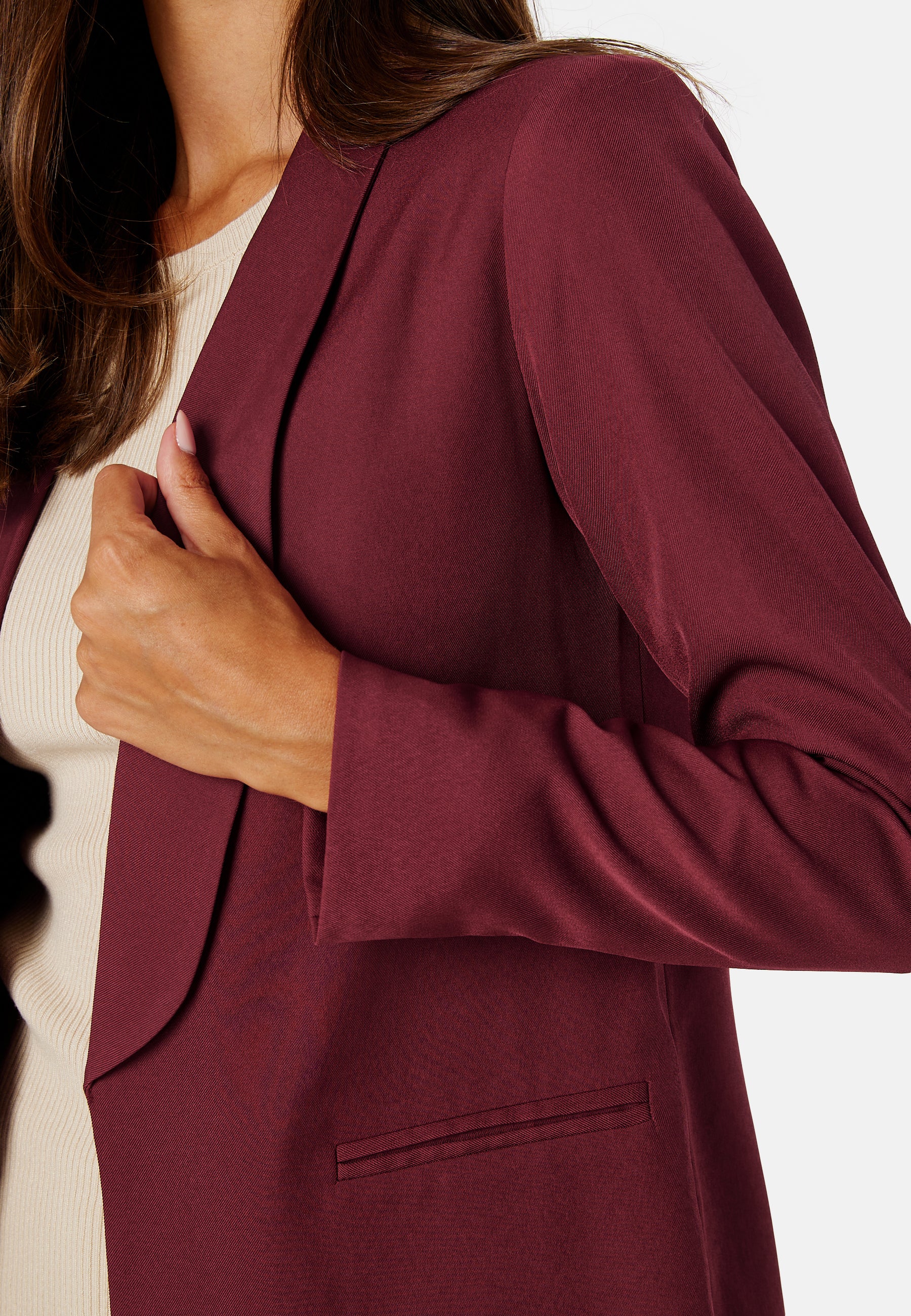 Shawl Collar Regular L/S Blazer - Image 4