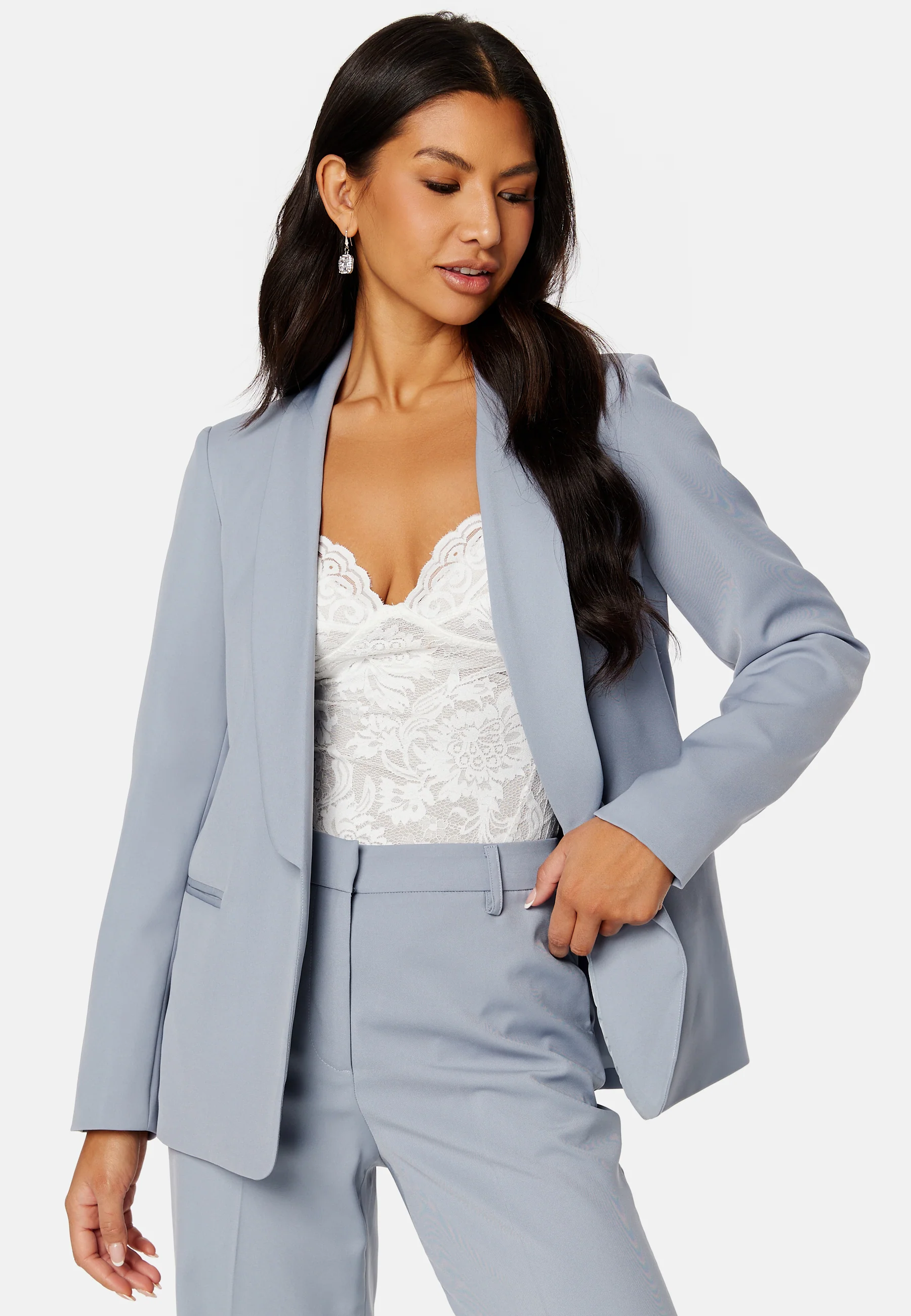 Shawl Collar Regular L/S Blazer - Image 6