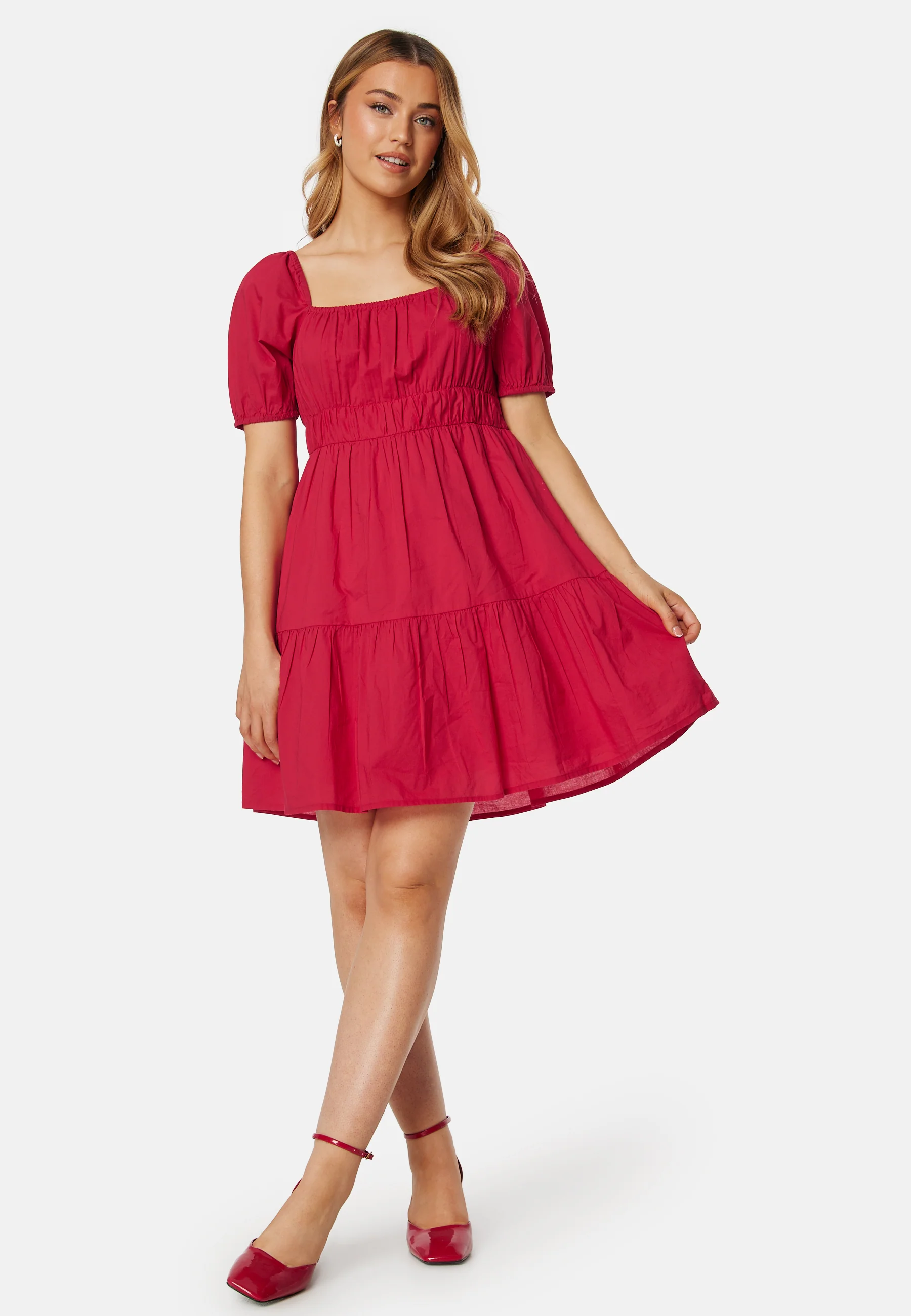 Short Sleeve Cotton Dress - Image 4