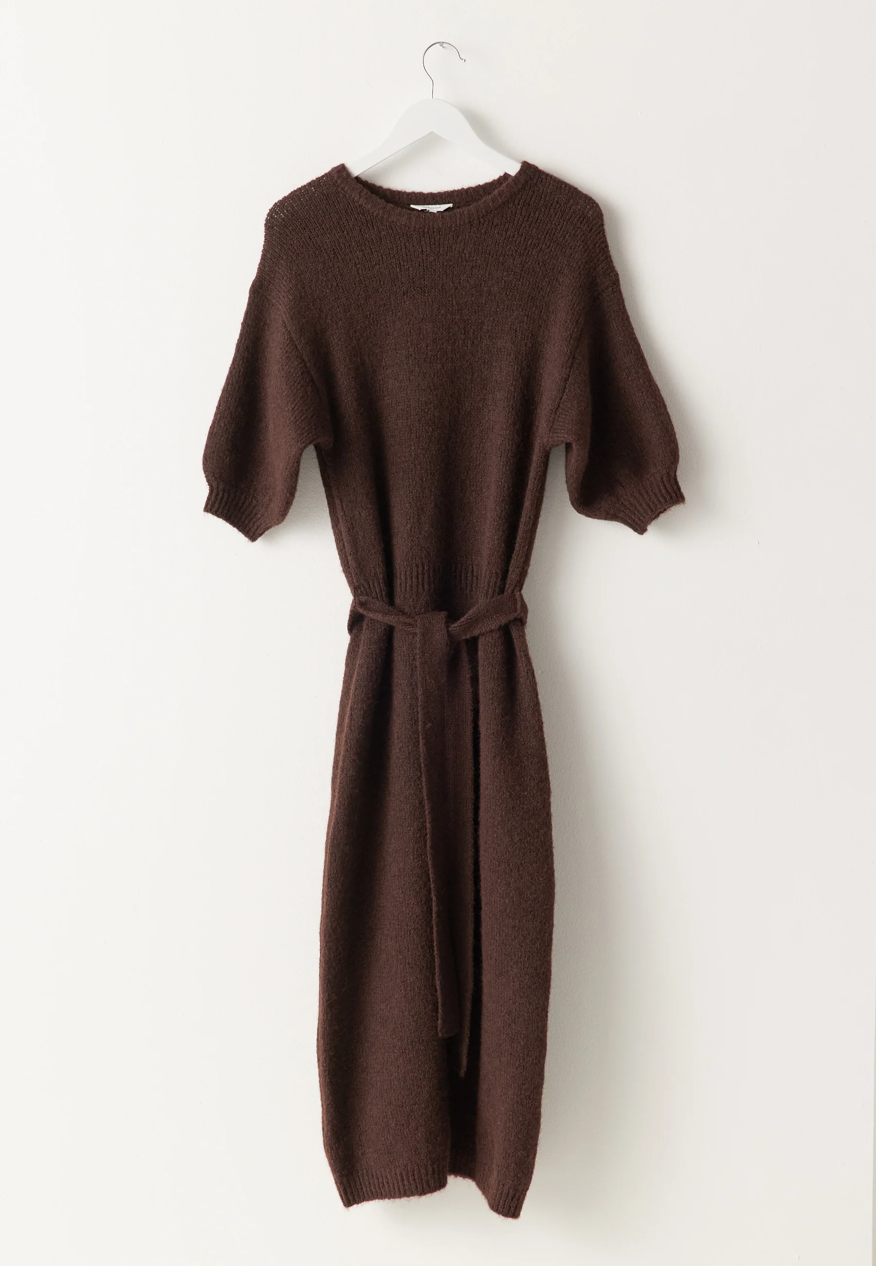 Short Sleeve Knitted Dress - Image 7