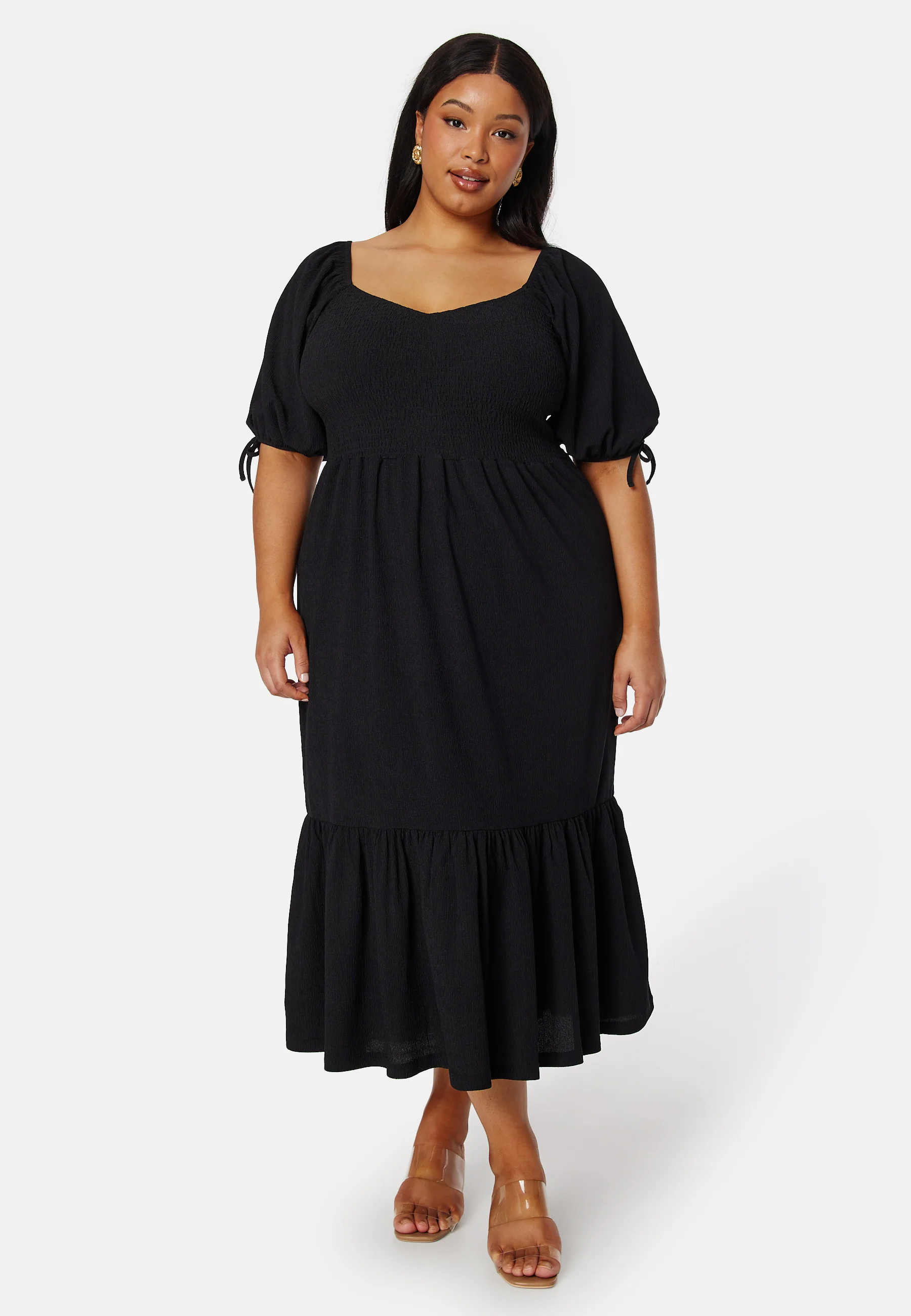 Short Sleeve Smock Dress - Image 5