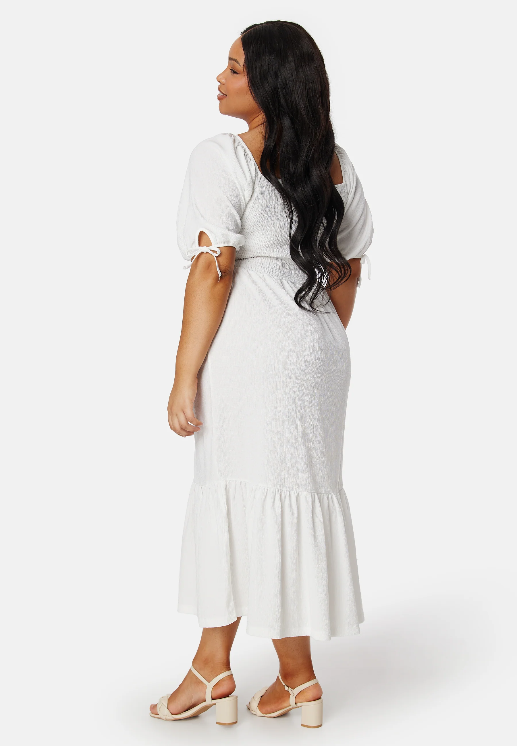Short Sleeve Smock Dress - Image 7