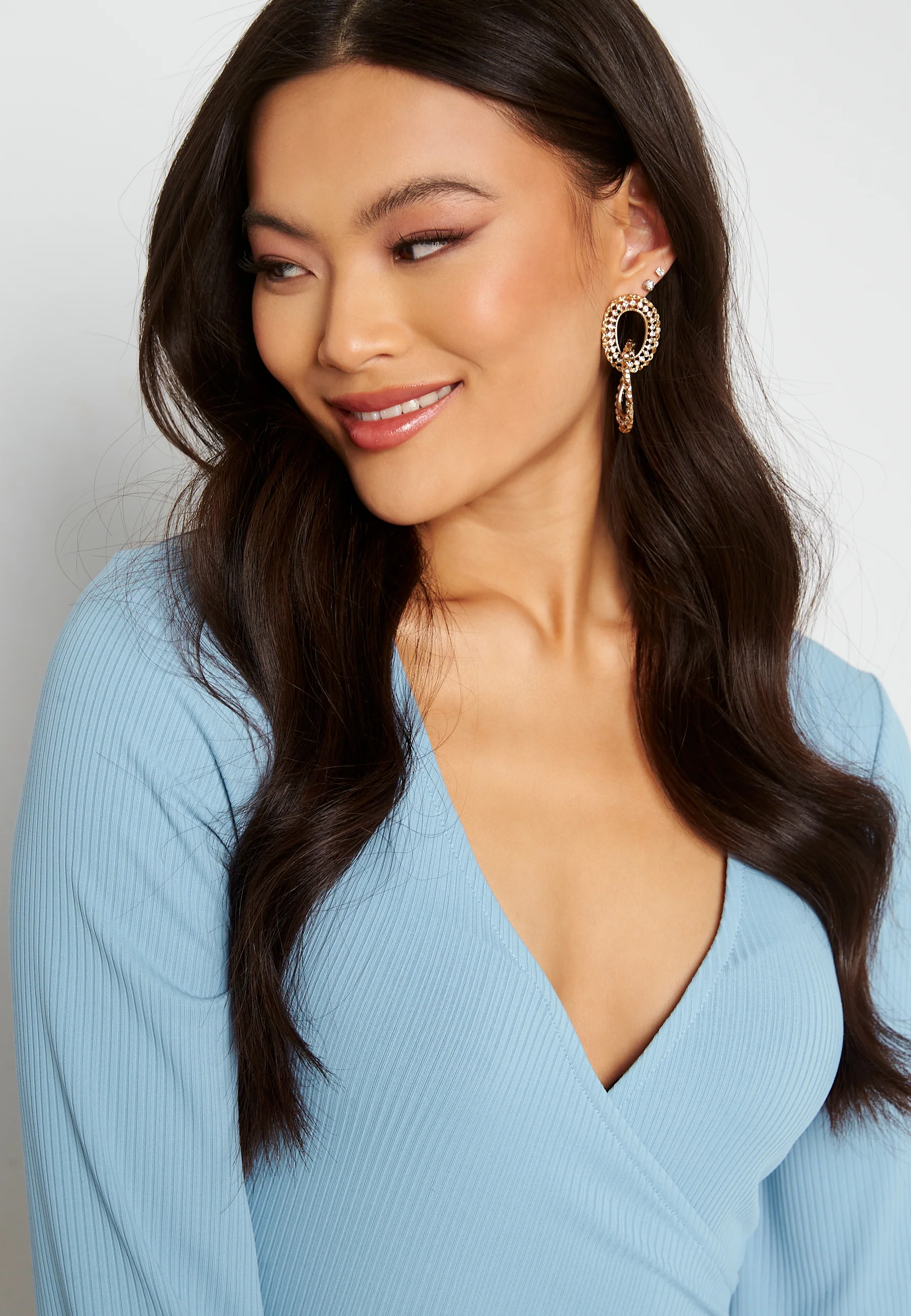 Simone rib wrap top - Image 4