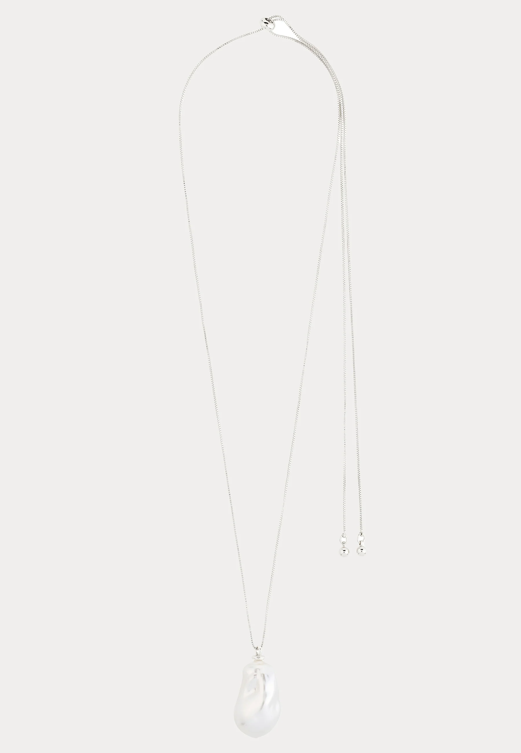 Sky Pearl Necklace Silver-plat - Image 5