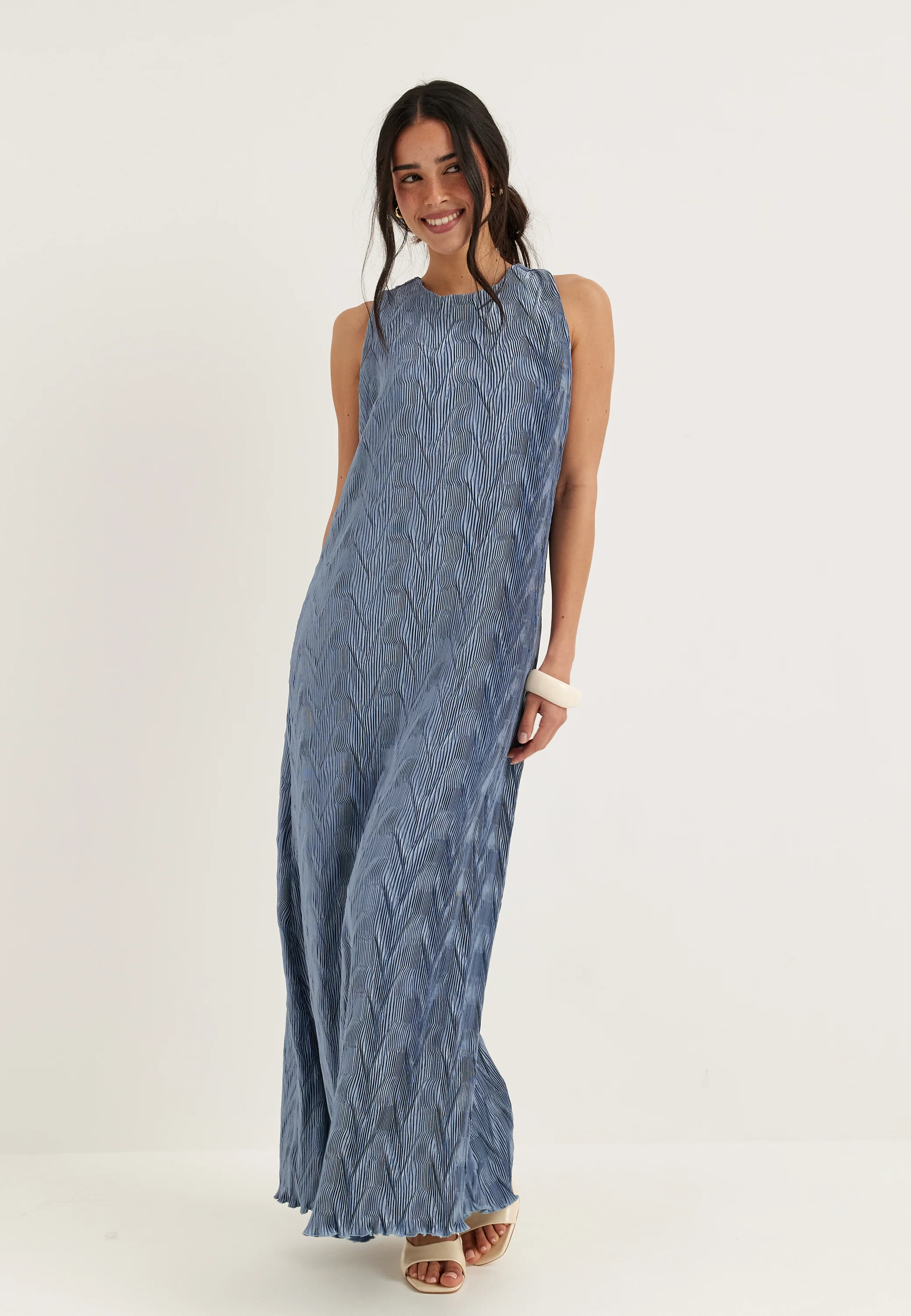 Slfanya Sl Regular Ankle Plissé Dress - Image 2