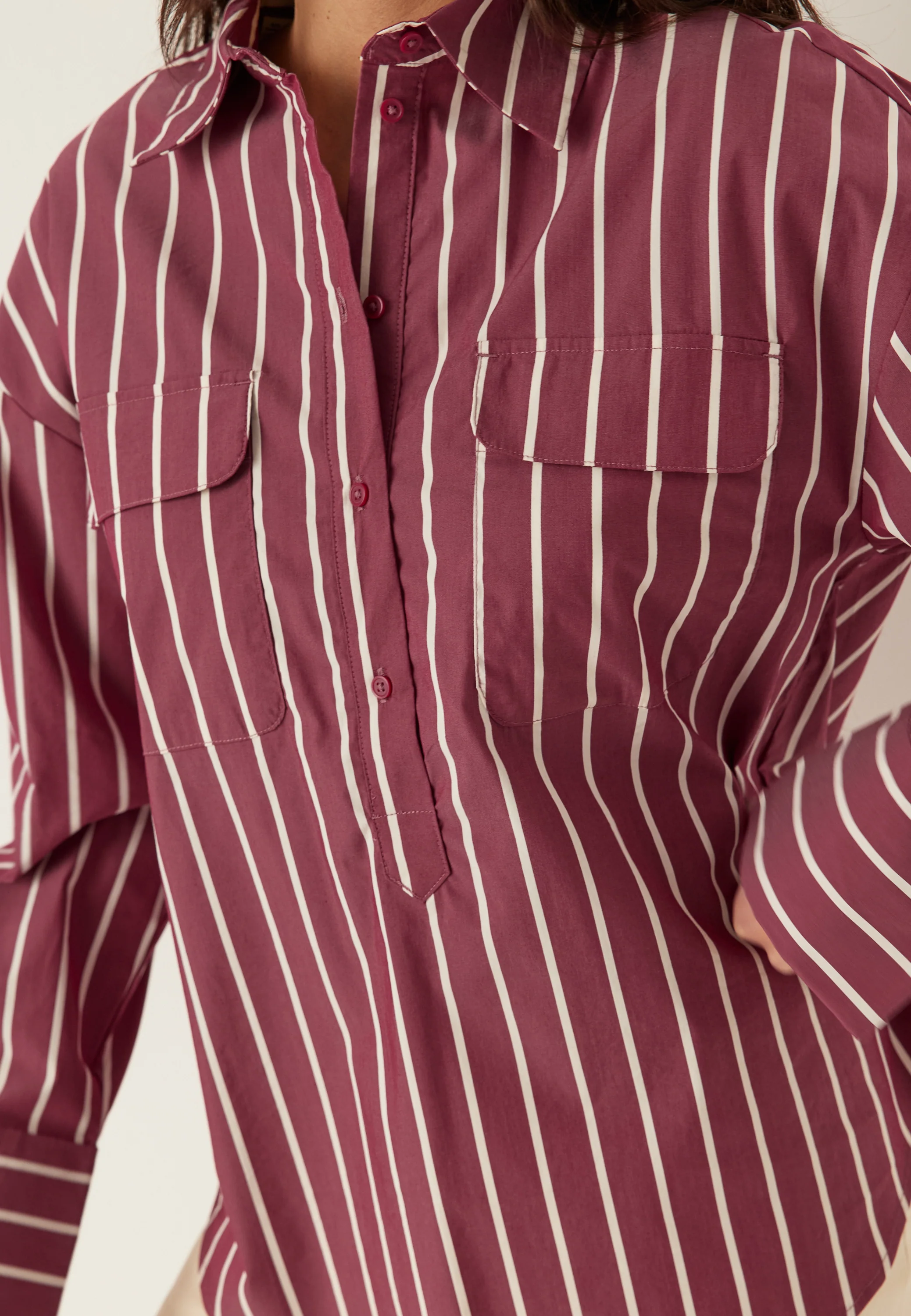 Slfbea Oversize Ls Shirt - Image 2