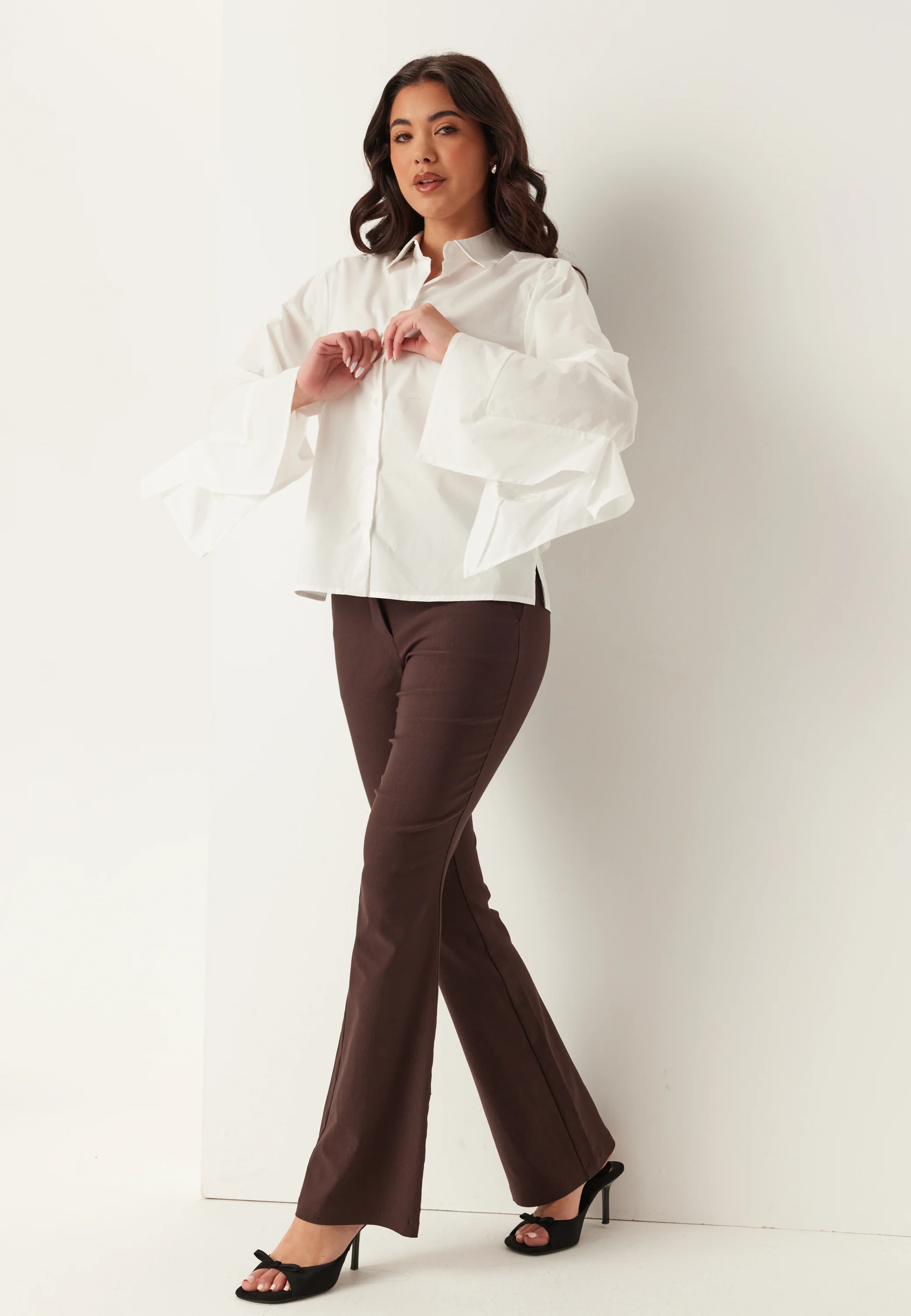 Slfdelia Relaxed Flounce Shirt - Image 3