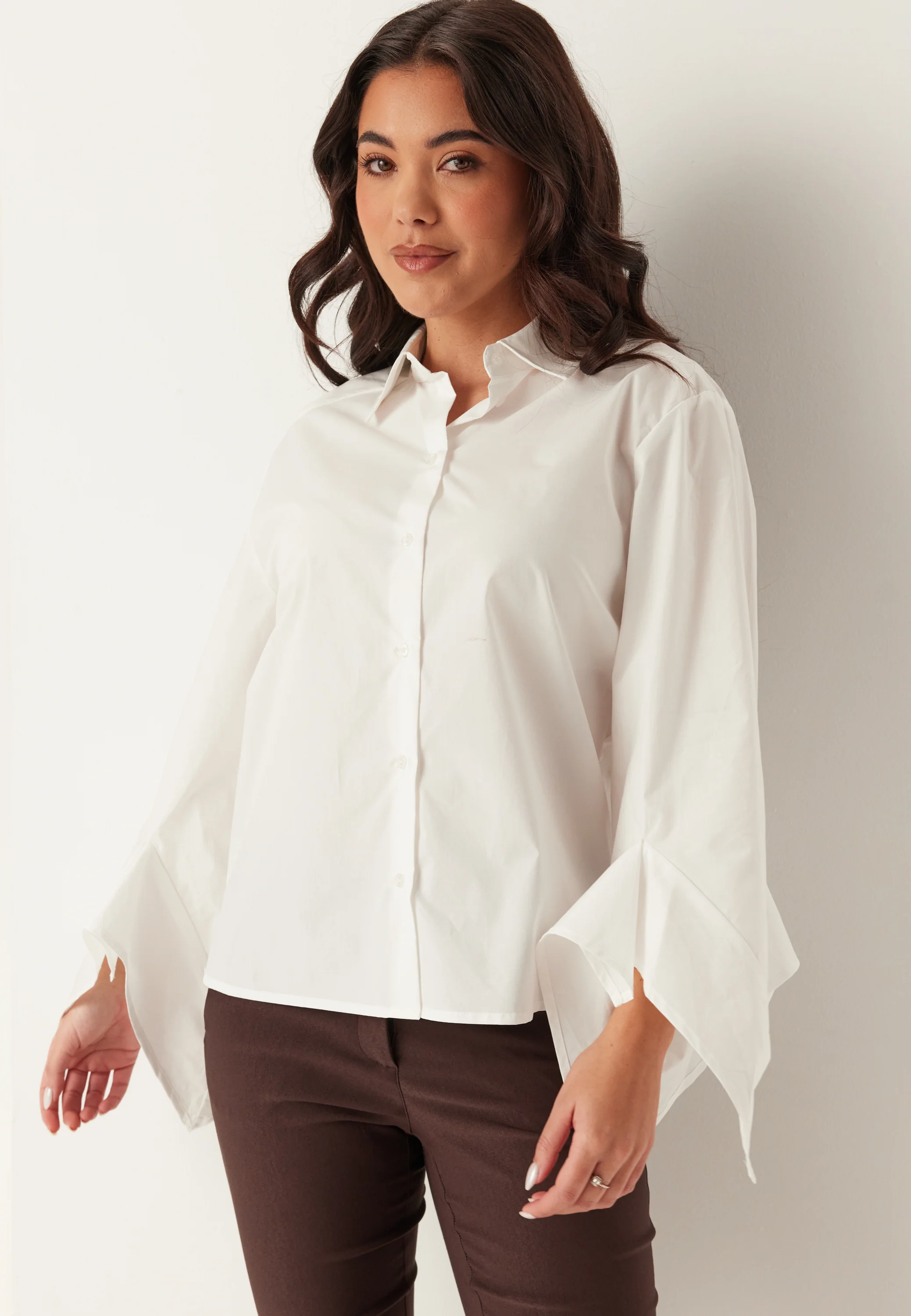 Slfdelia Relaxed Flounce Shirt - Image 4