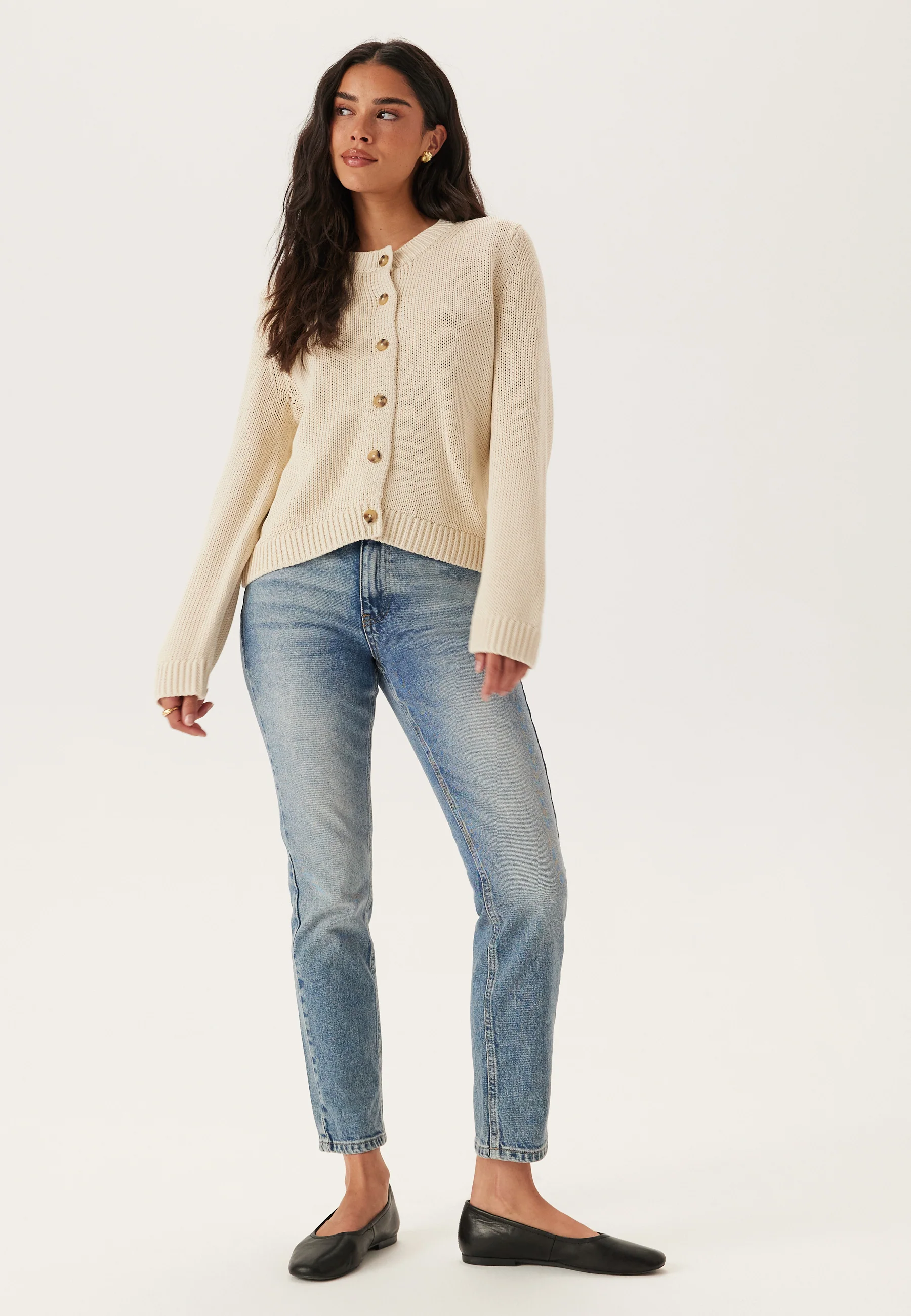 Slfivy Ls Knit O-neck Cardigan - Image 3