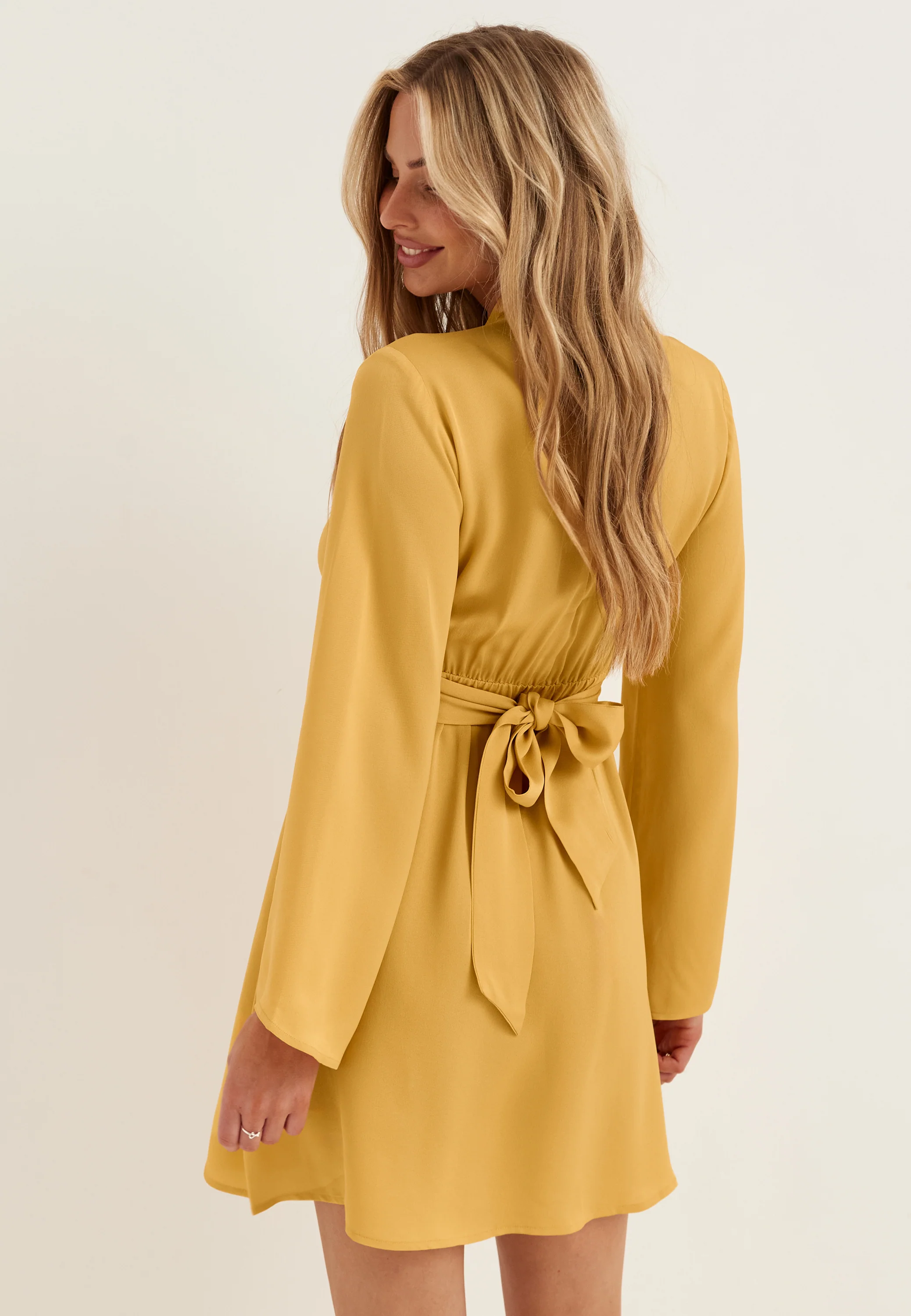 Slflaura Regular Ls Short Dress - Image 2