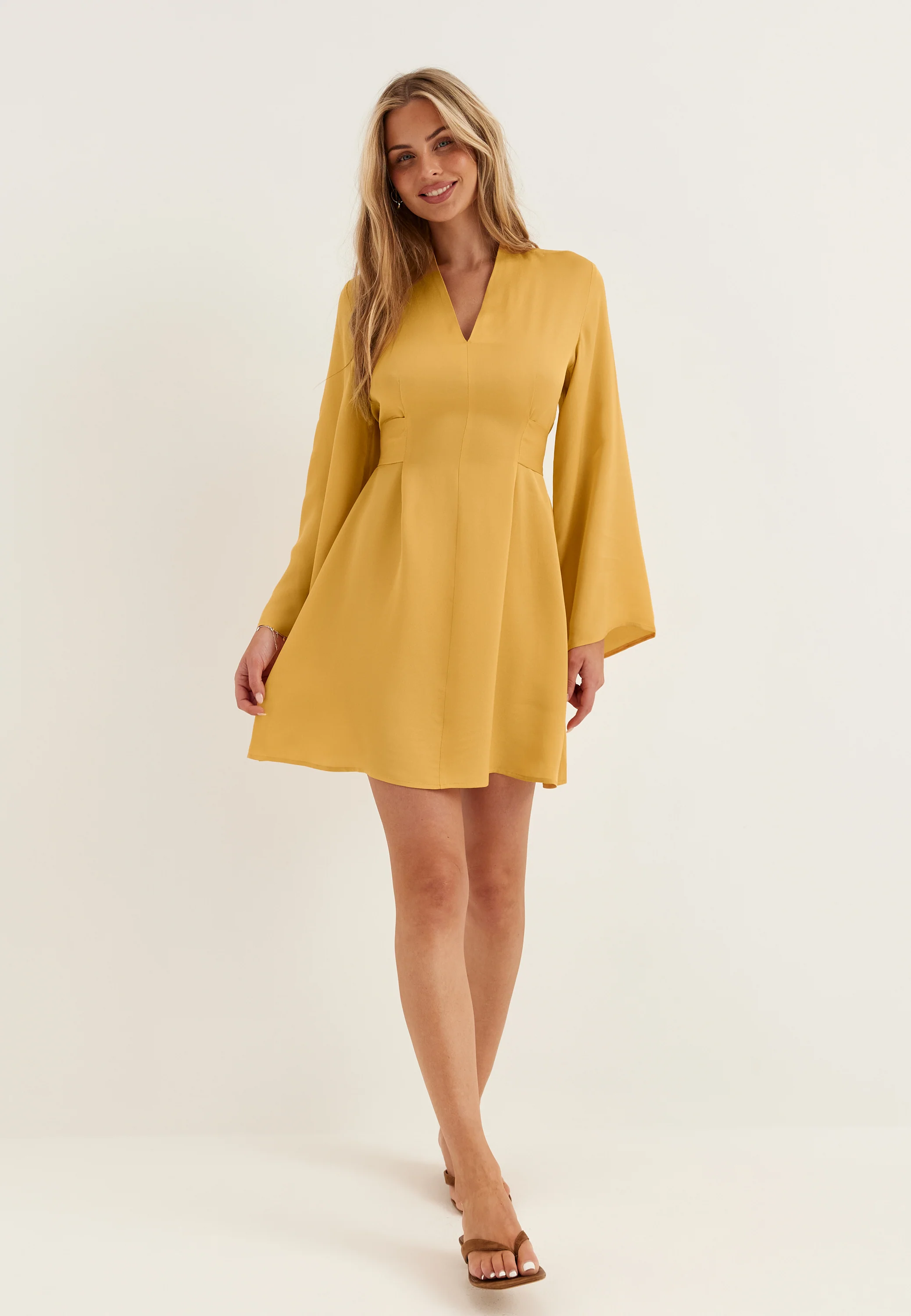 Slflaura Regular Ls Short Dress - Image 3