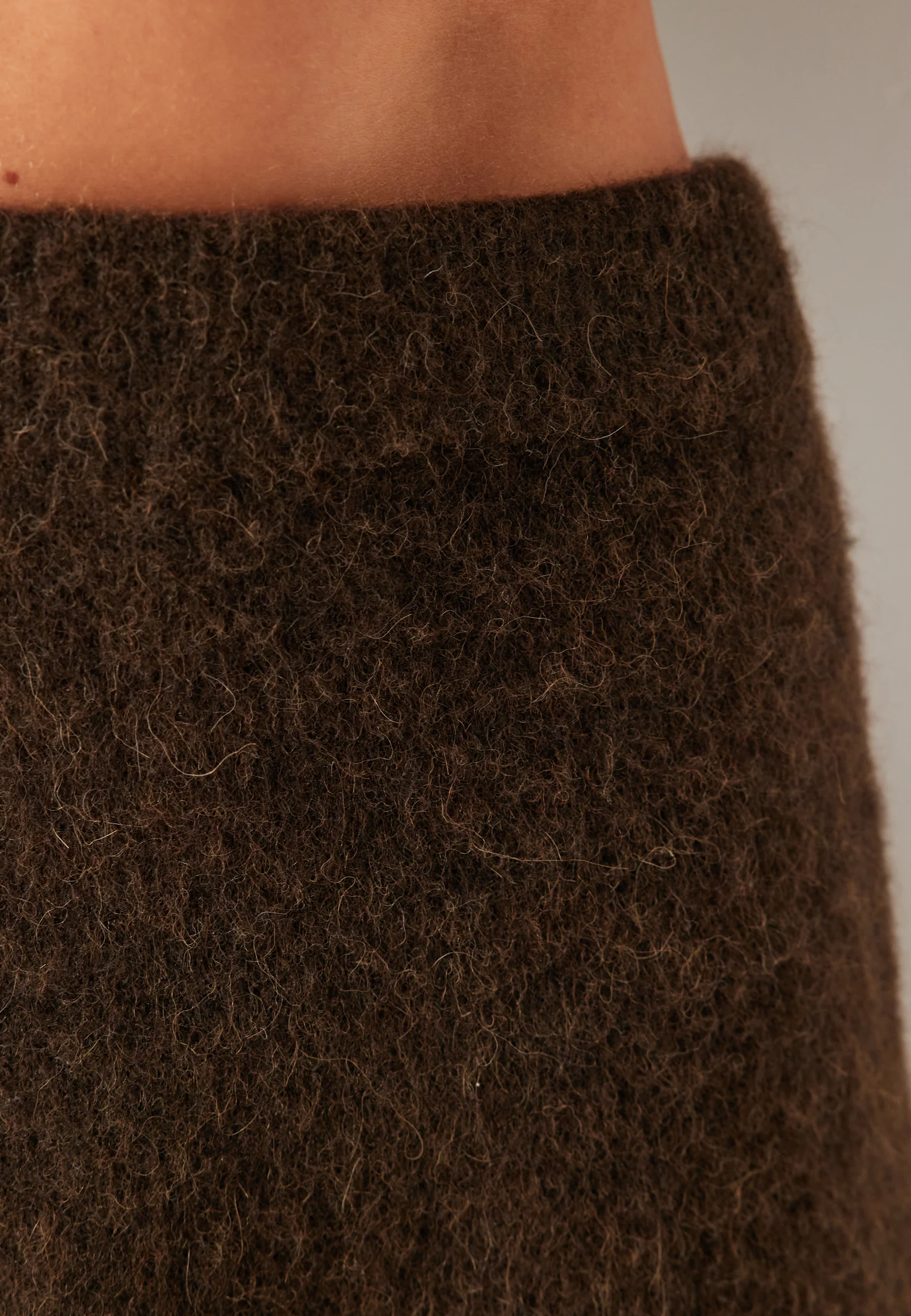 Slflulu Brushed Hw Knit Skirt - Image 5