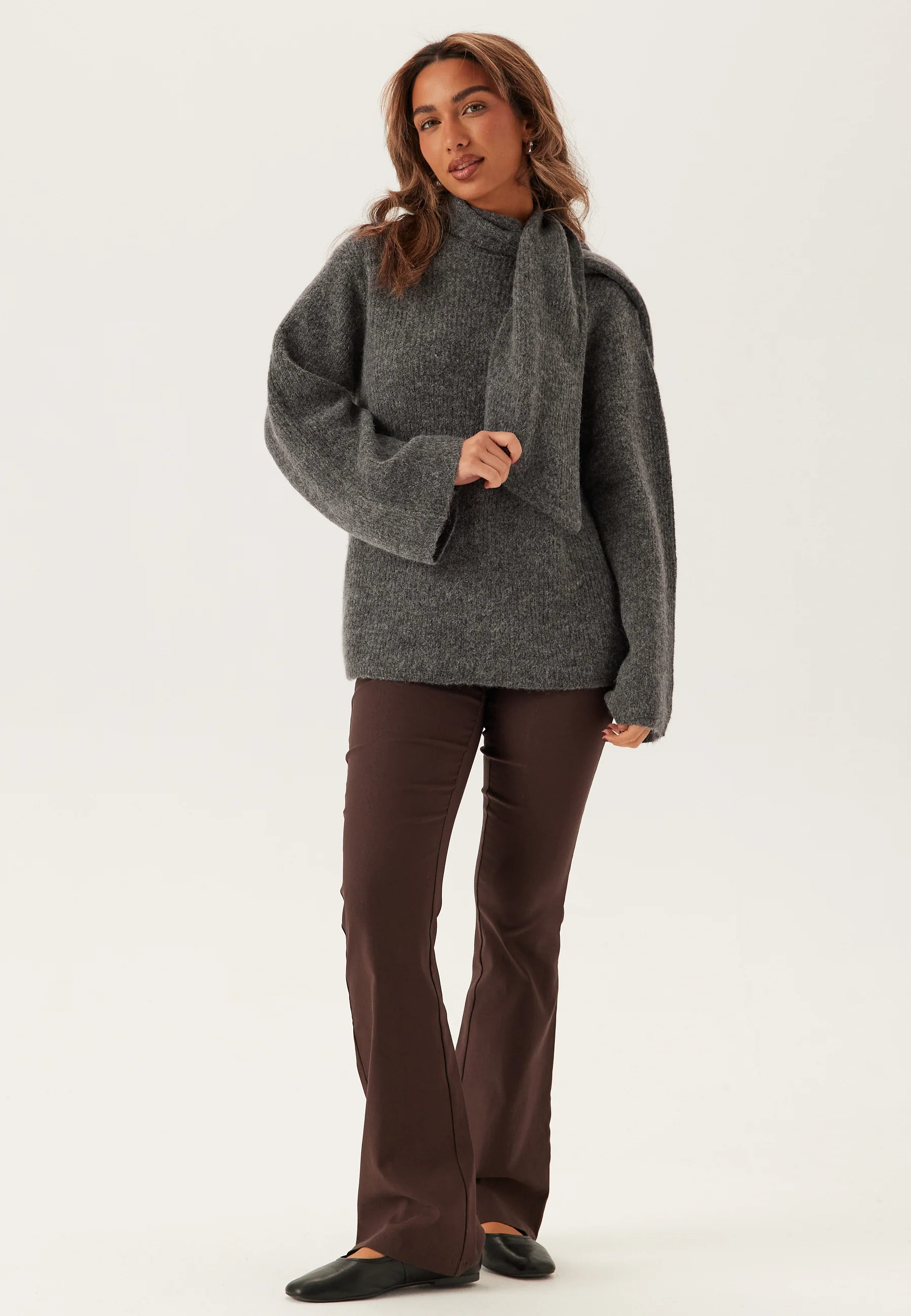 Slflulu Ls Bow Knit - Image 6