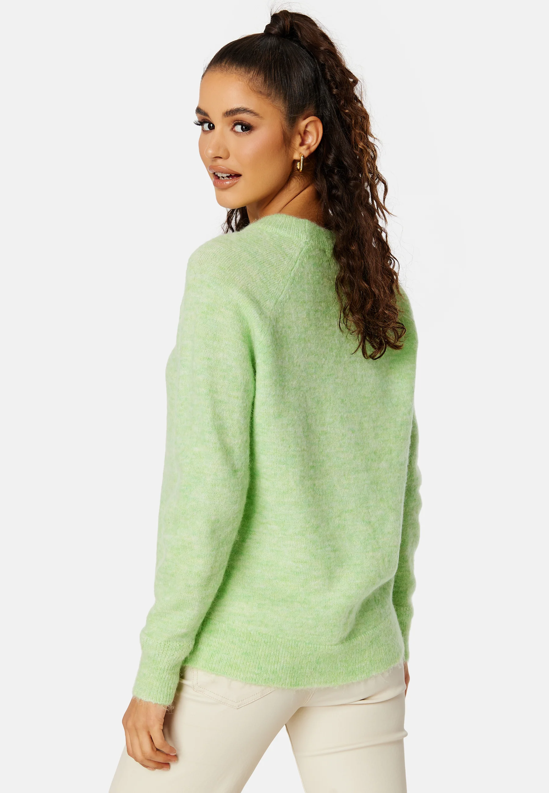 Slflulu LS Knit O-Neck - Image 3
