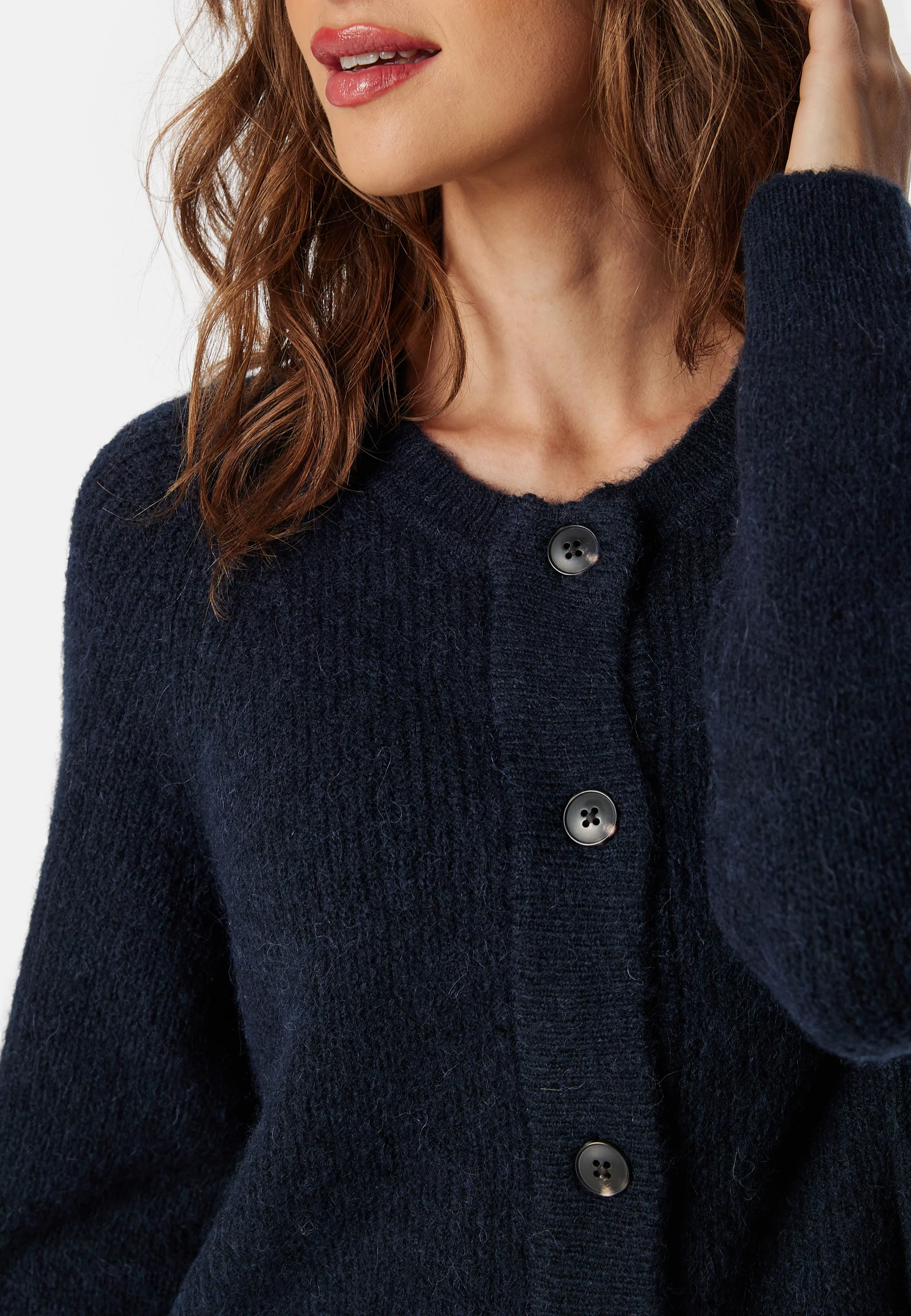 Slflulu LS knit short cardigan - Image 4