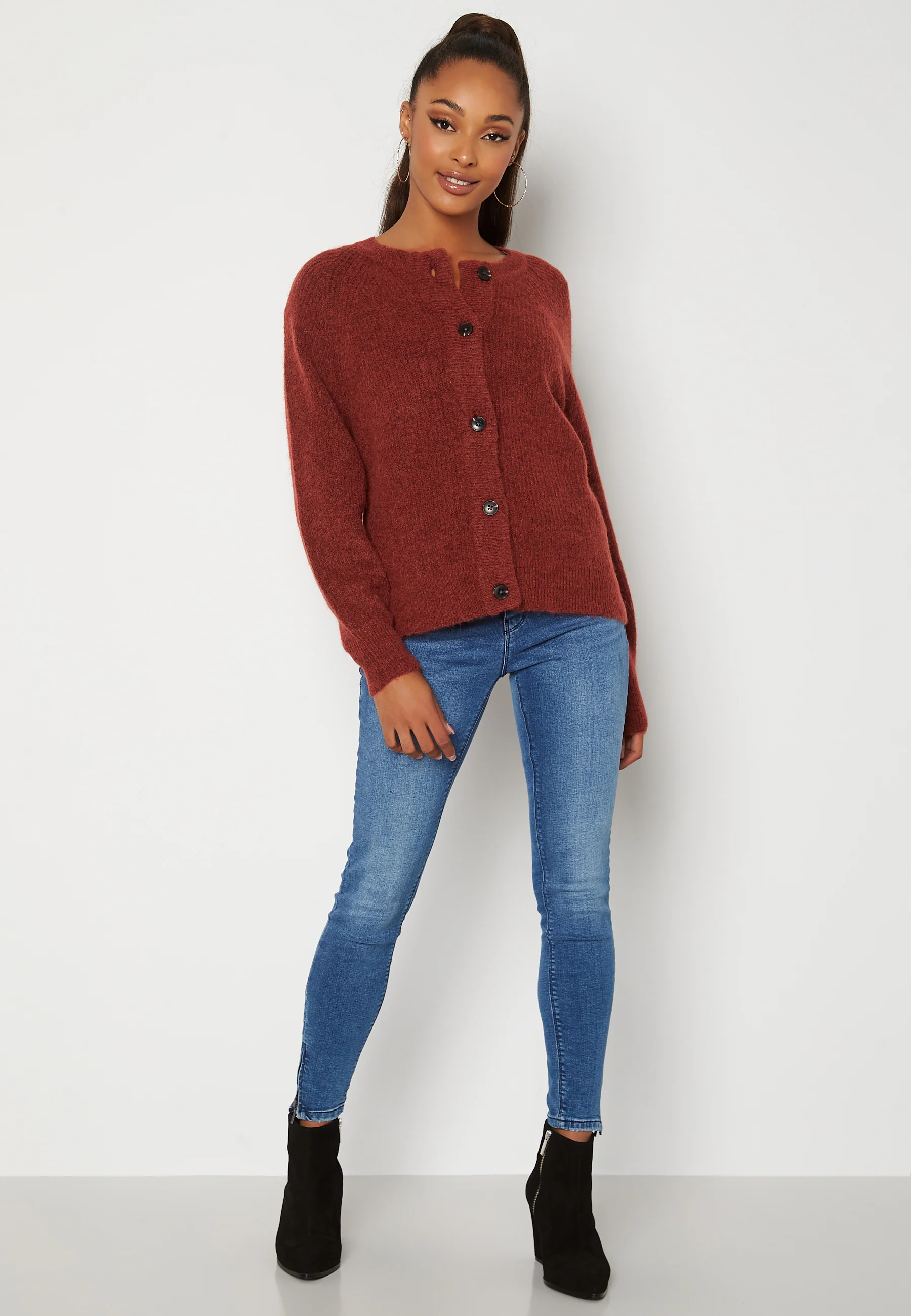 Slflulu LS knit short cardigan - Image 2