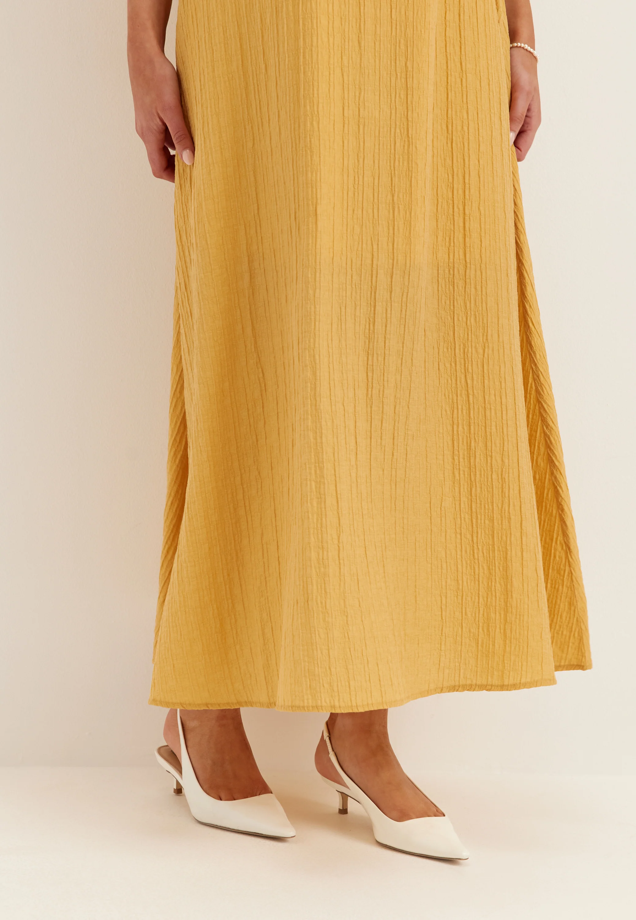 Slfmaddie Ss Closed Back Midi Dress - Image 4