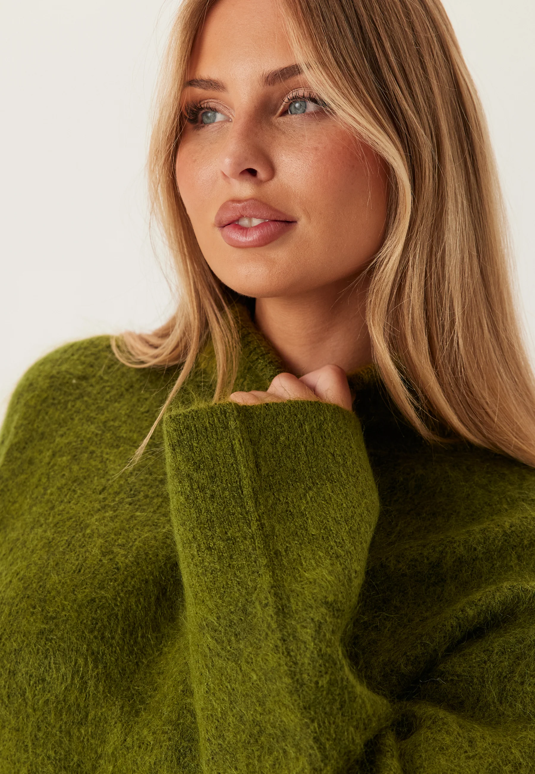Slfmira Mohair Ls Knit High_x0 - Image 4