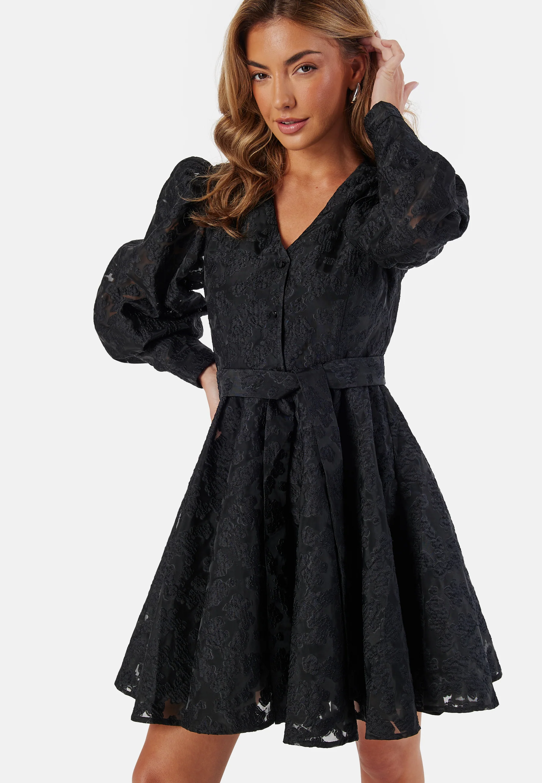 Slfpandora Ls Short Shirt Dres