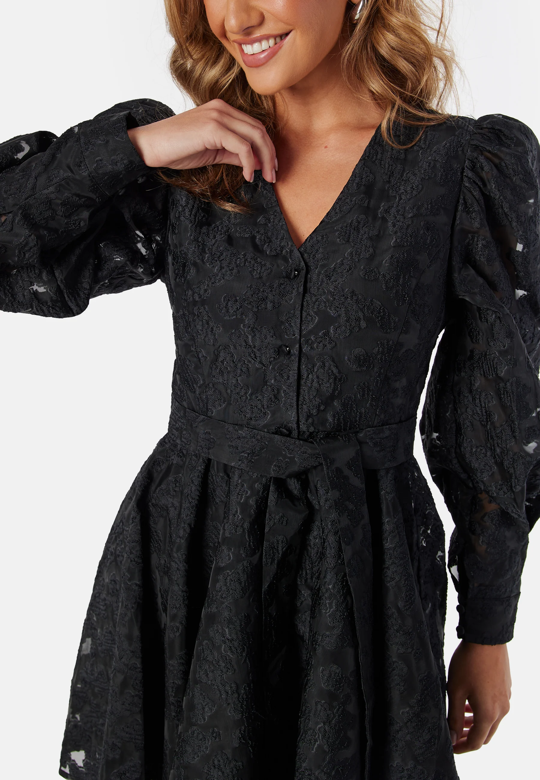 Slfpandora Ls Short Shirt Dres - Image 4