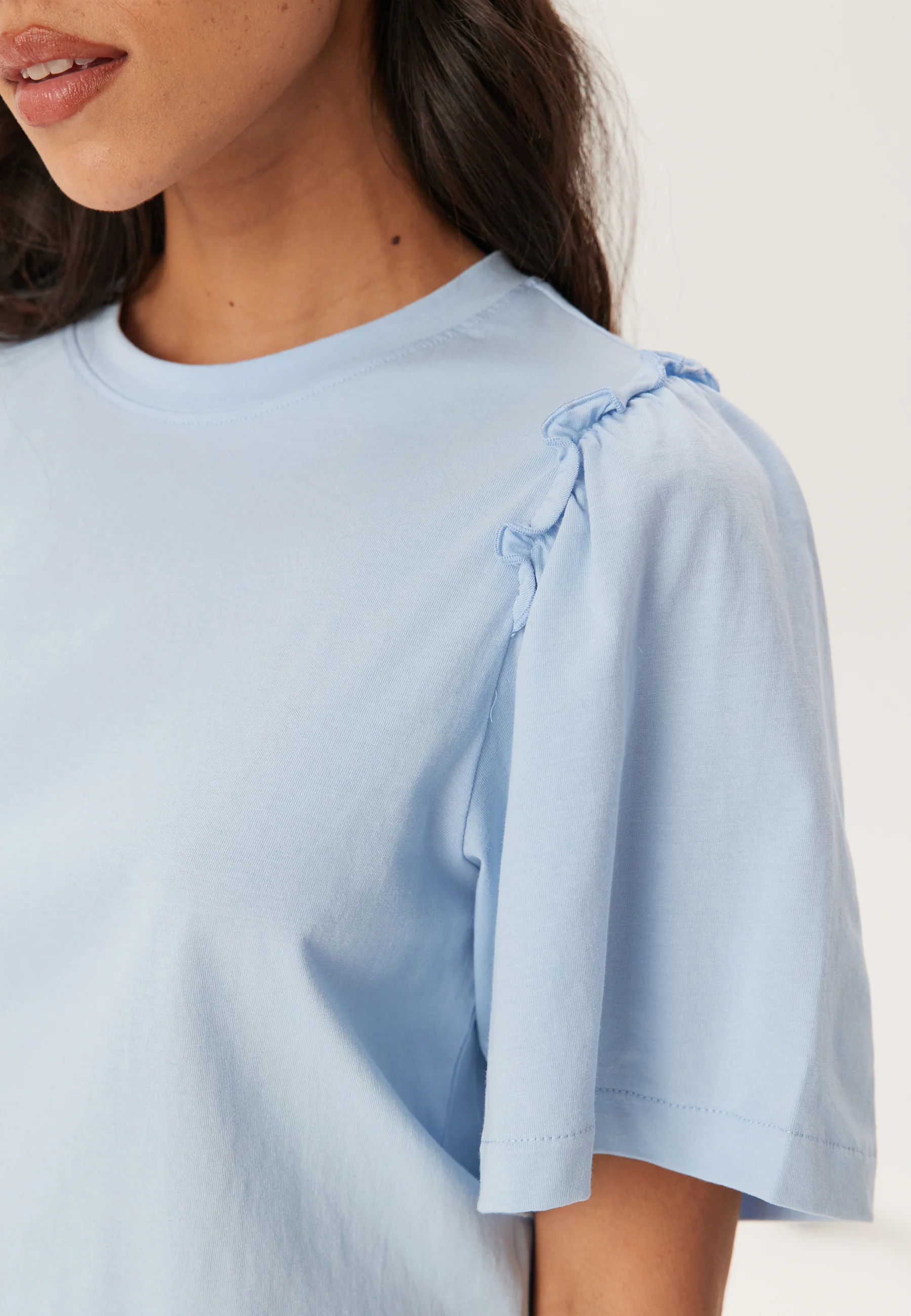 Slfpenelope 2/4 RUFFLE TEE NOO - Image 4